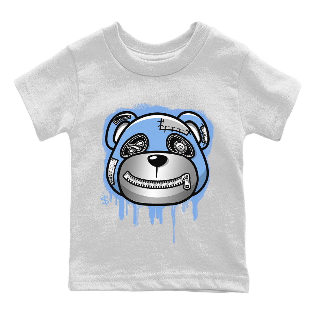 Bear Face Kids Tops - Air Jordan 5 UNC
