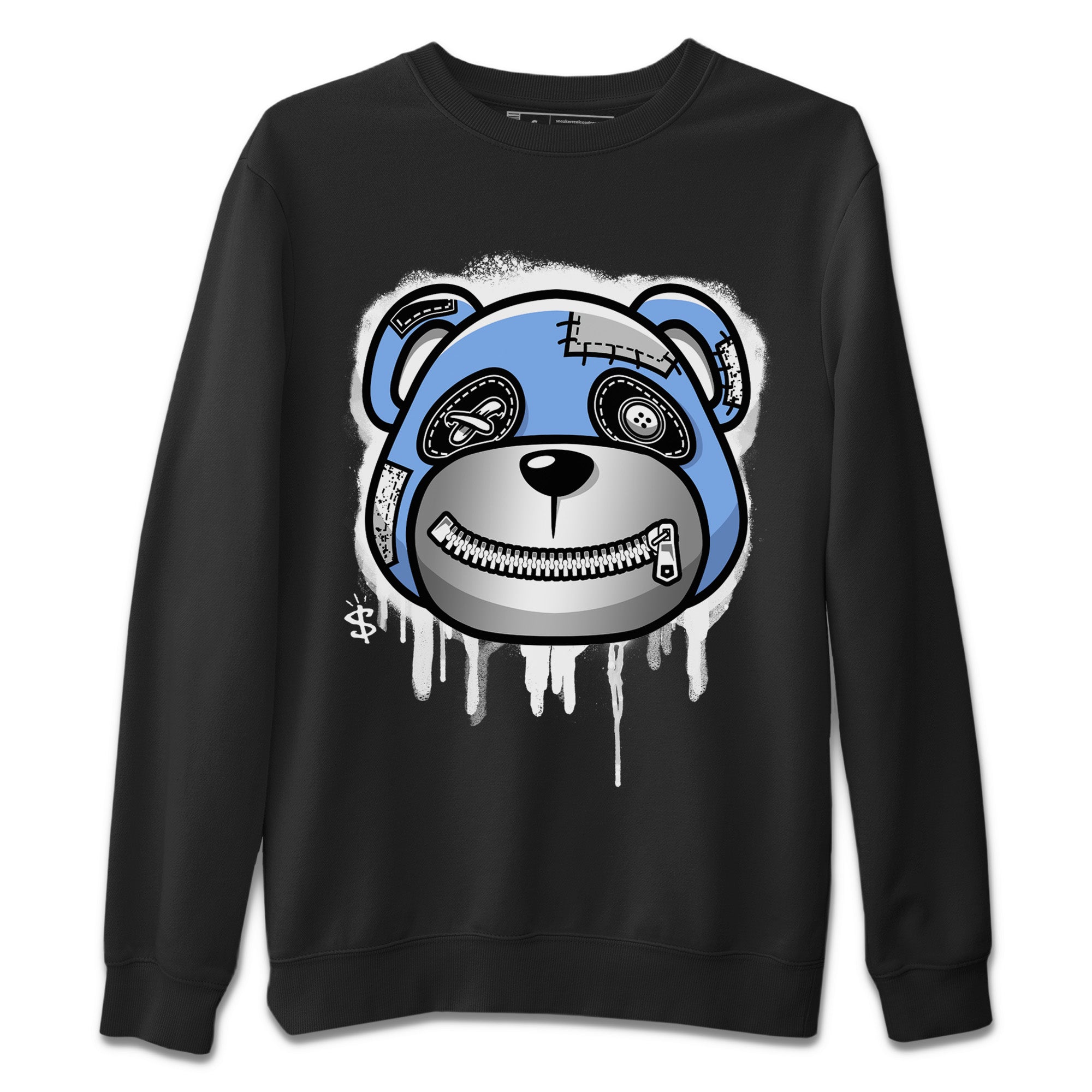 Bear Face Unisex Tops - Air Jordan 5 UNC