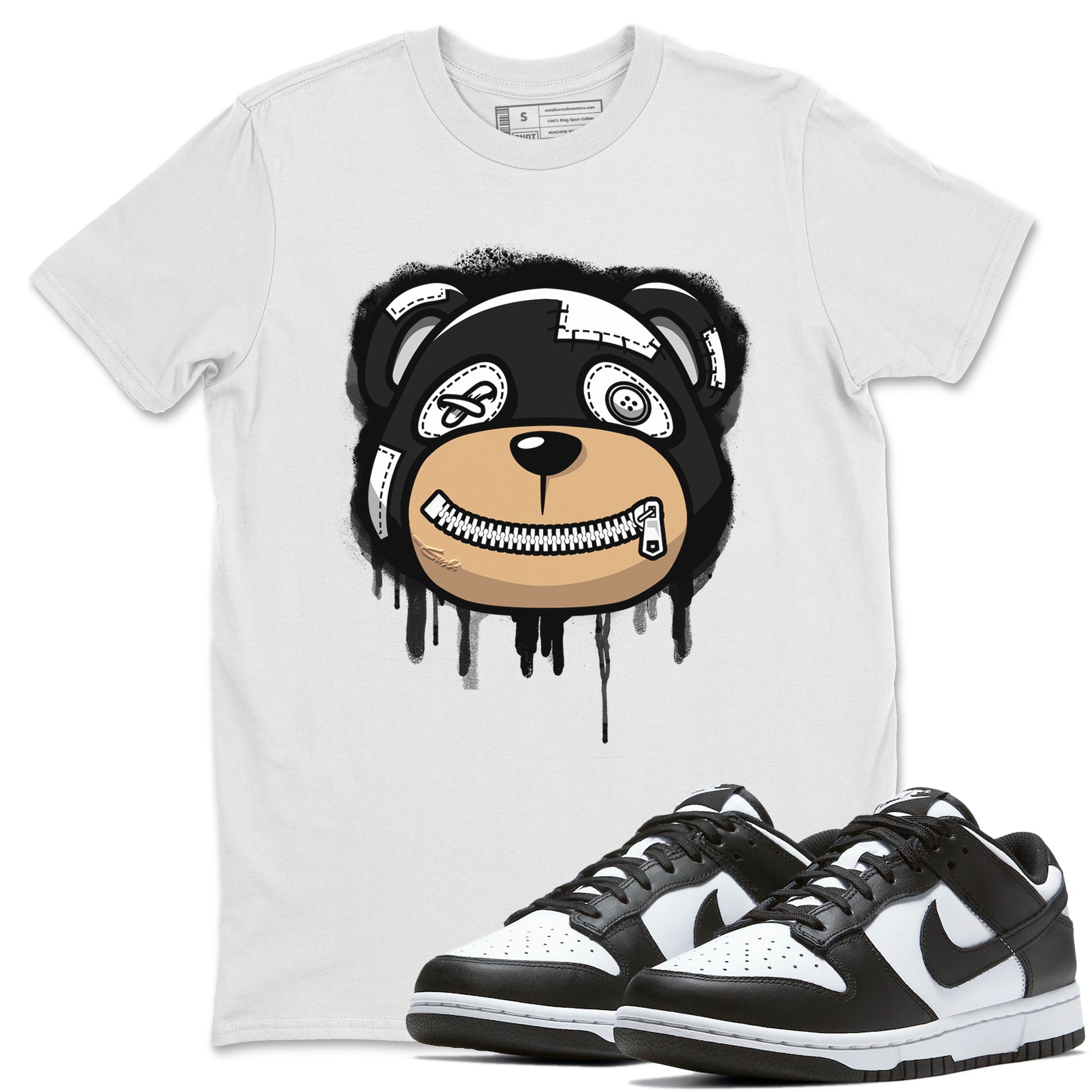 Bear Face Unisex Tops - Dunk Panda