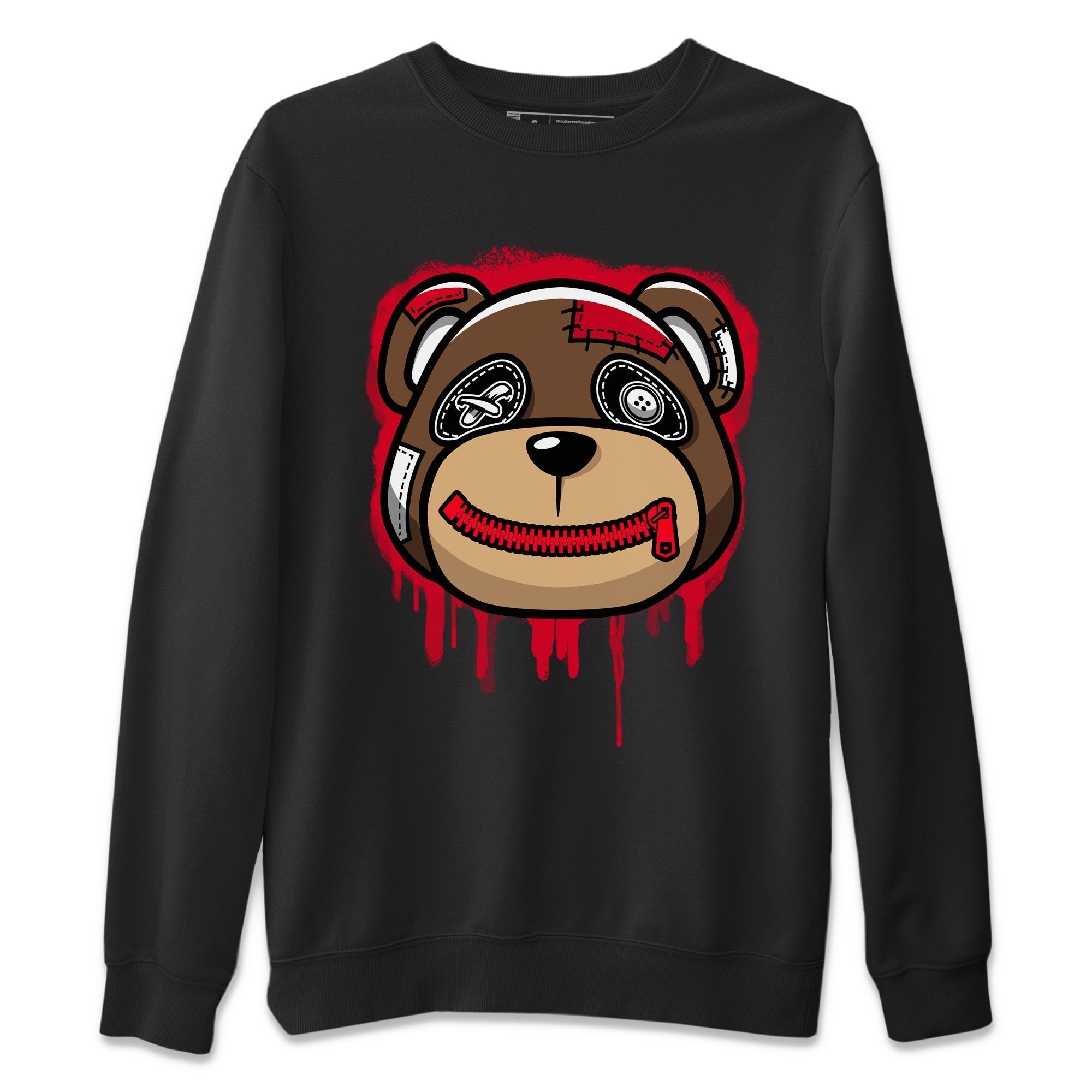 Bear Face Unisex Tops - Air Jordan 1 Bred Patent