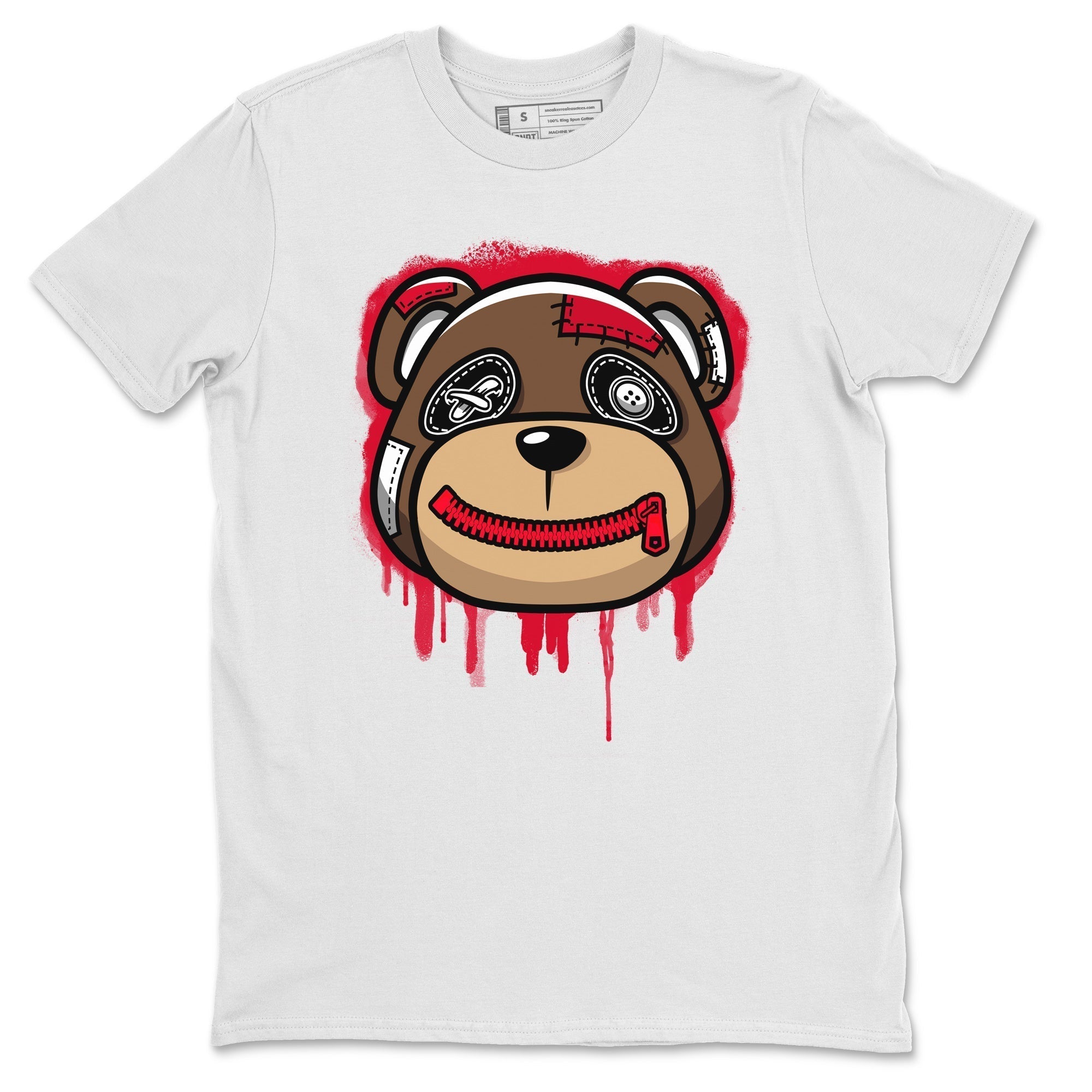 Bear Face Unisex Tops - Air Jordan 1 Bred Patent