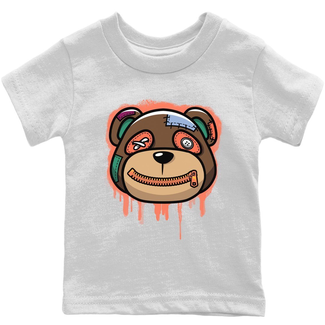 Bear Face Kids Tops - Air Jordan 1 Hand Crafted