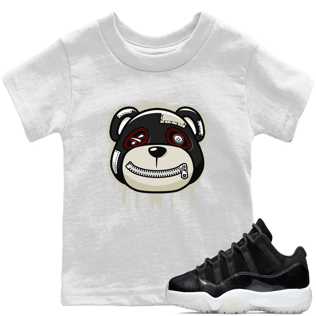 Bear Face Kids Tops - Air Jordan 11 72-10