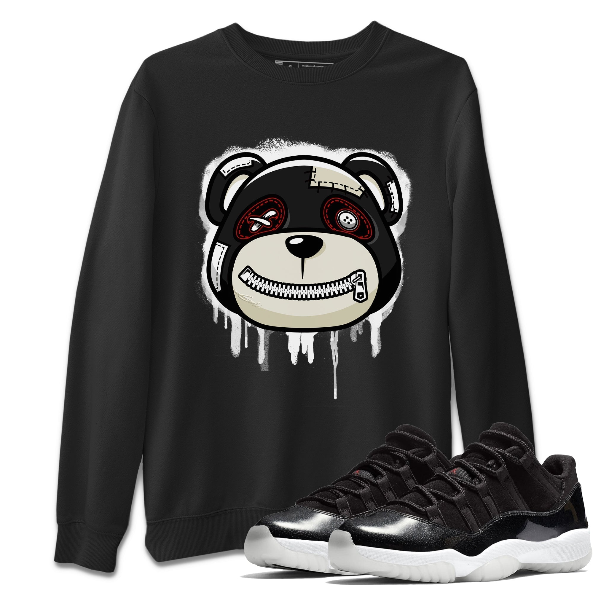 Bear Face Unisex Tops - Air Jordan 11 72-10