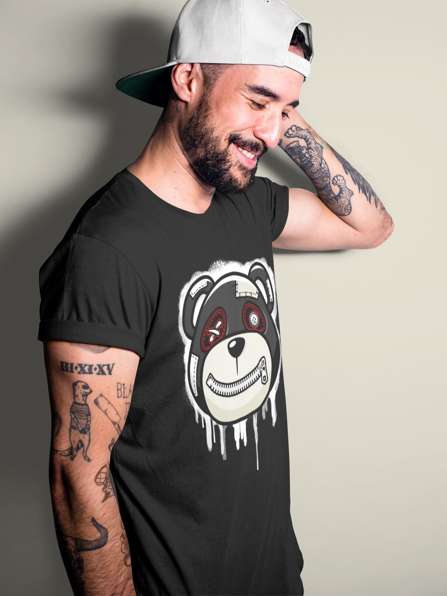 Bear Face Unisex Tops - Air Jordan 11 72-10