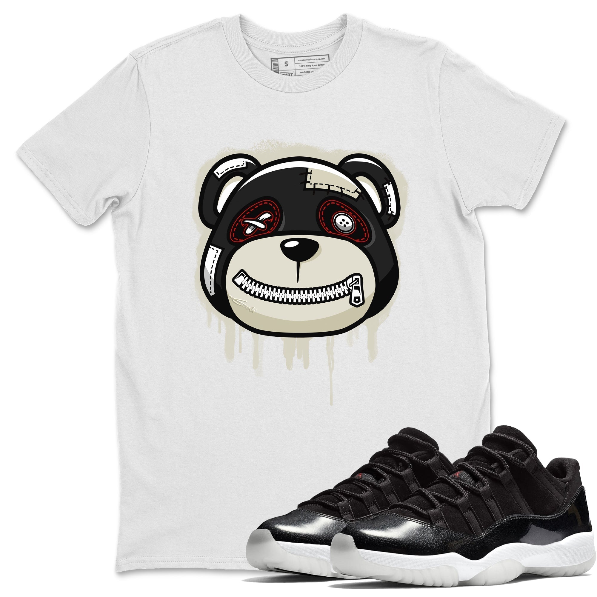 Bear Face Unisex Tops - Air Jordan 11 72-10