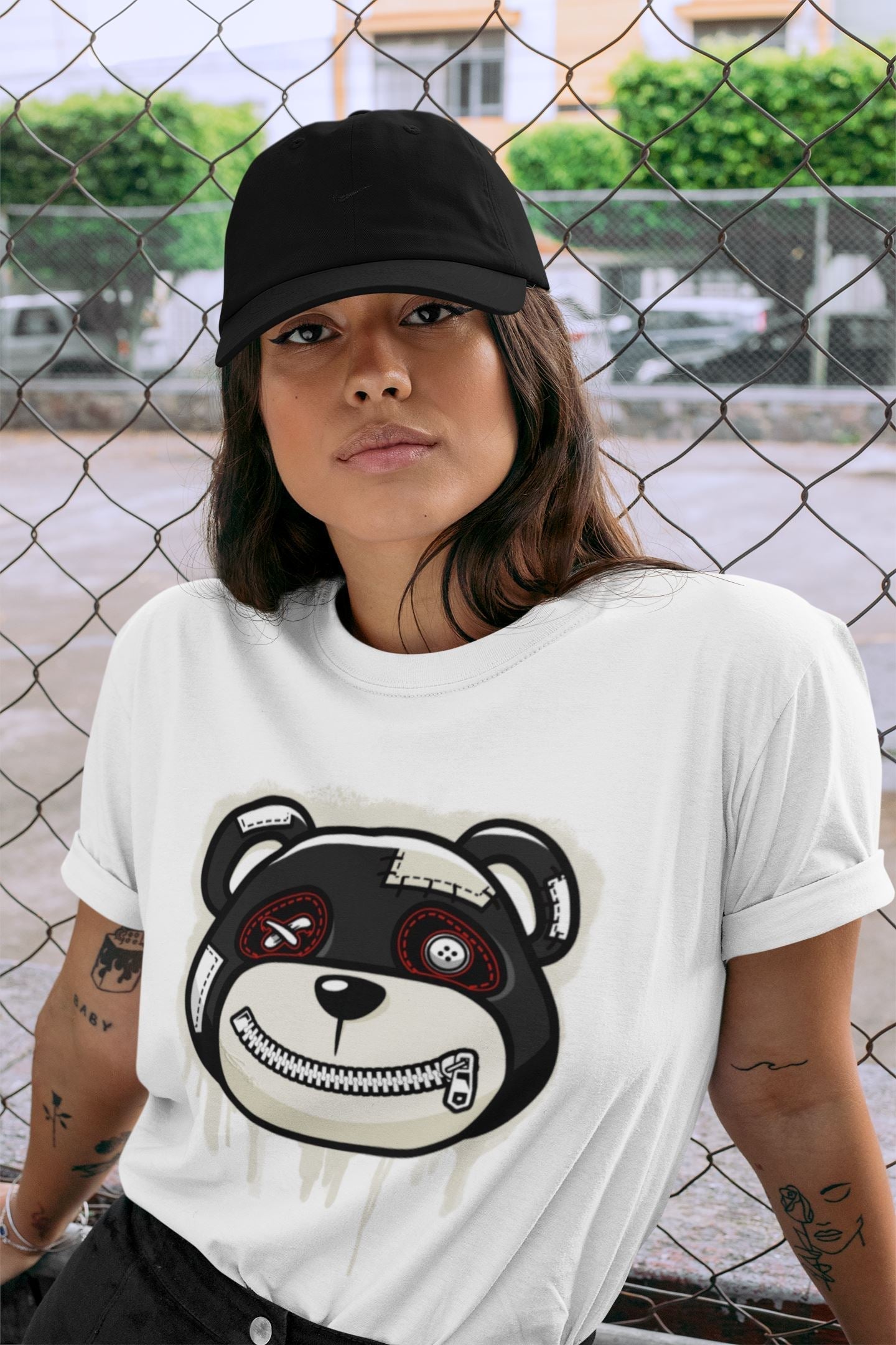 Bear Face Unisex Tops - Air Jordan 11 72-10