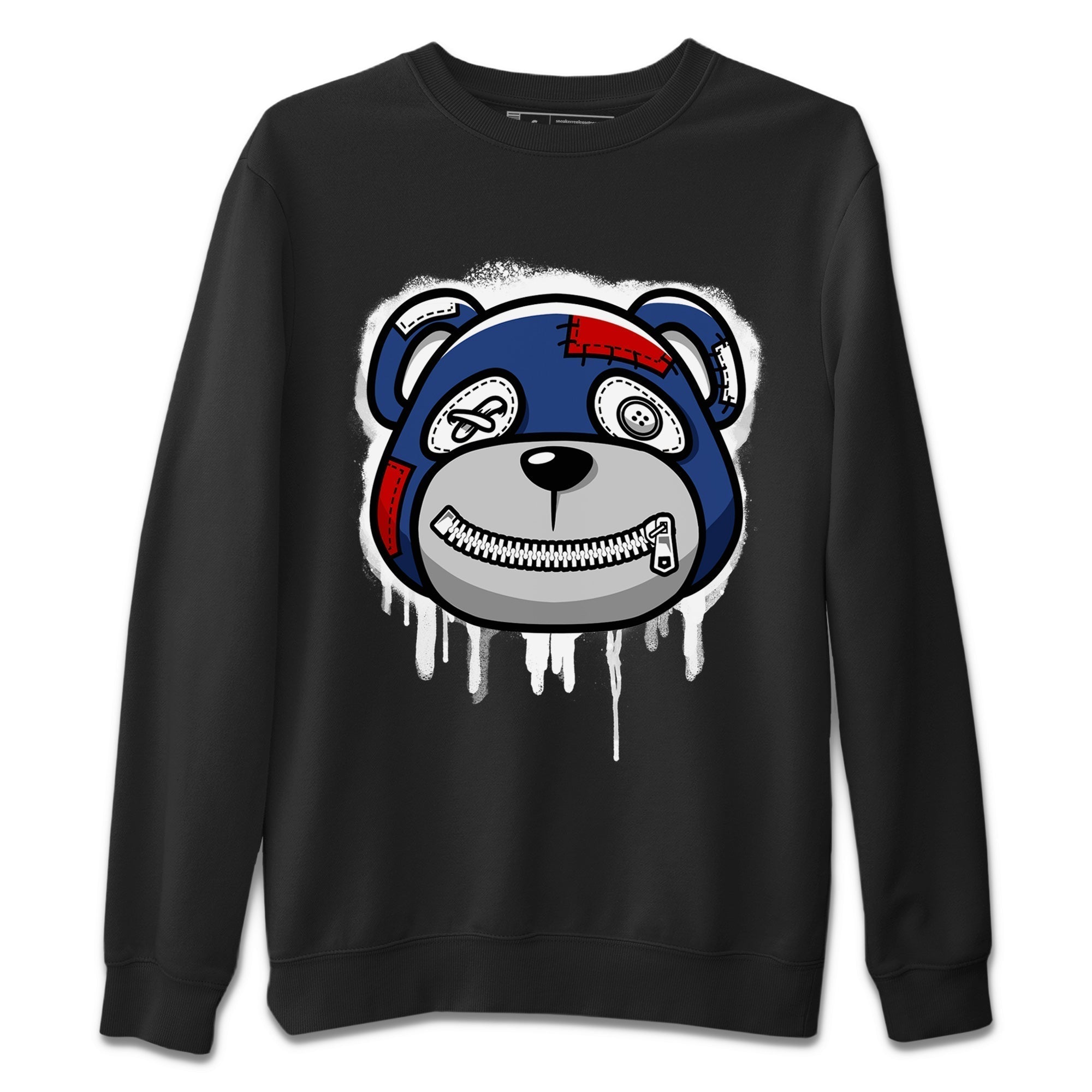 Bear Face Unisex Tops - Air Jordan 13 French Blue