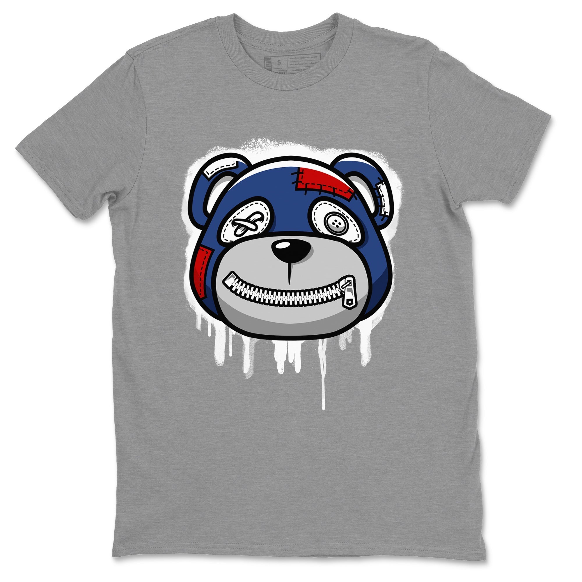Bear Face Unisex Tops - Air Jordan 13 French Blue