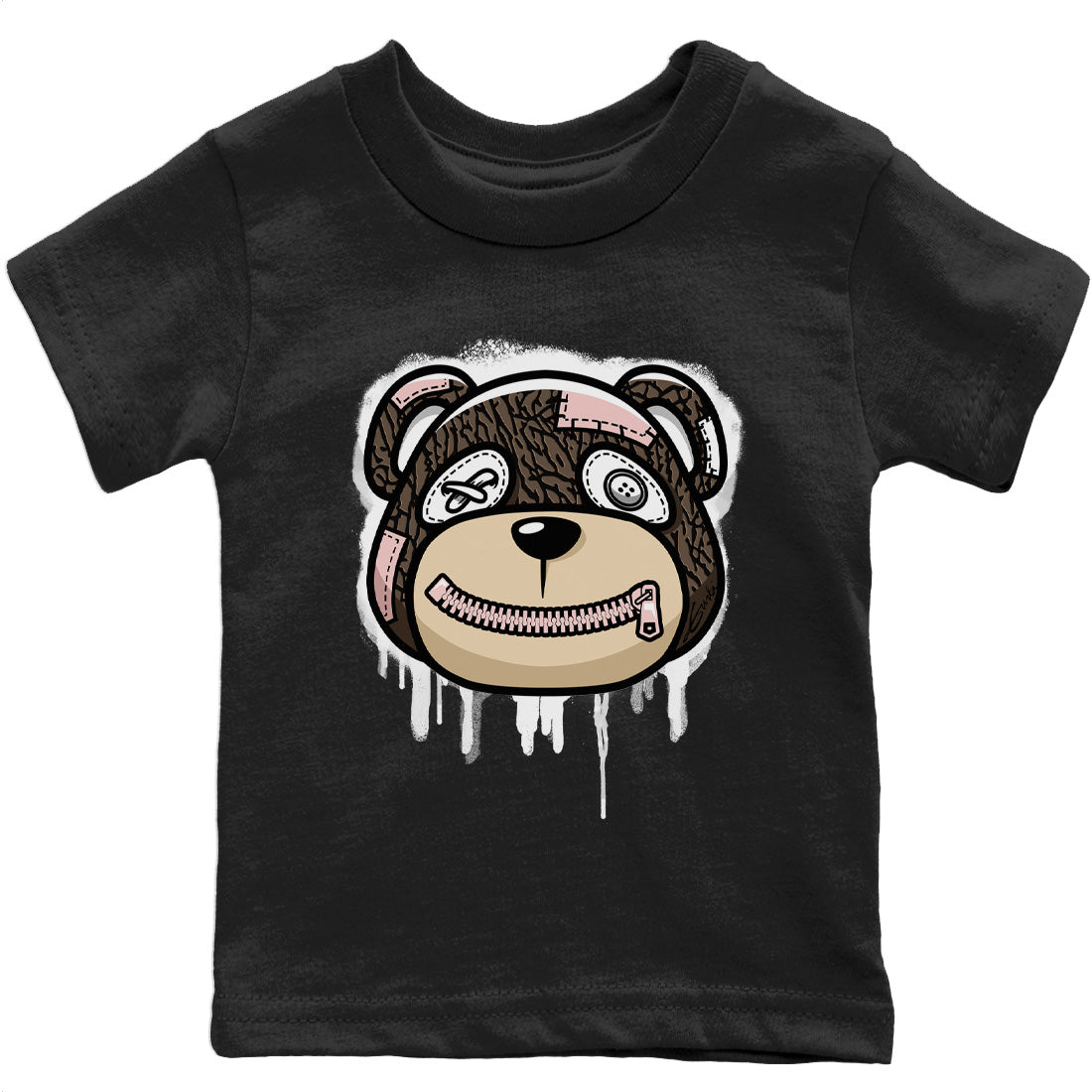 Bear Face Kids Tops - Air Jordan 3 Atmosphere