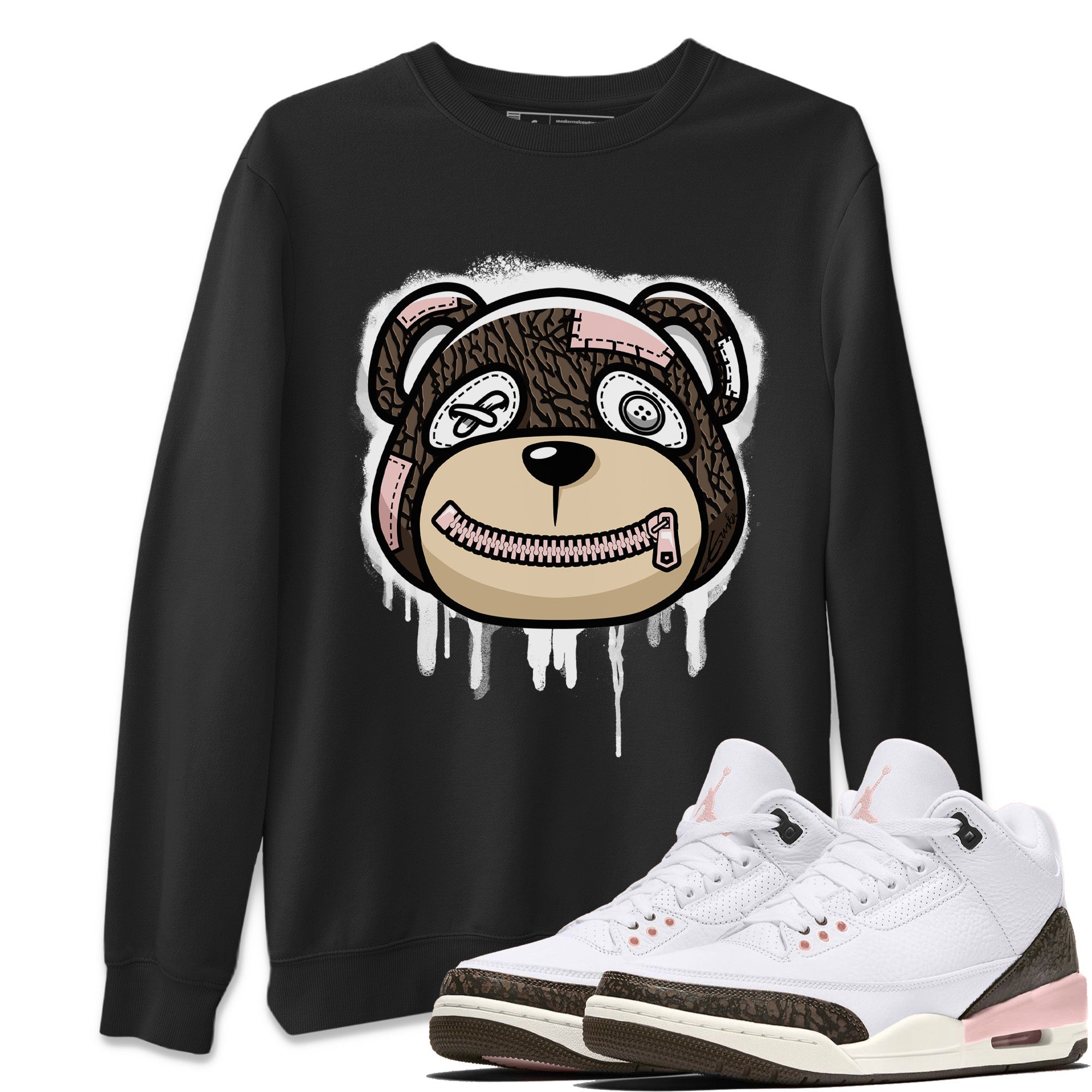 Bear Face Unisex Tops - Air Jordan 3 Atmosphere