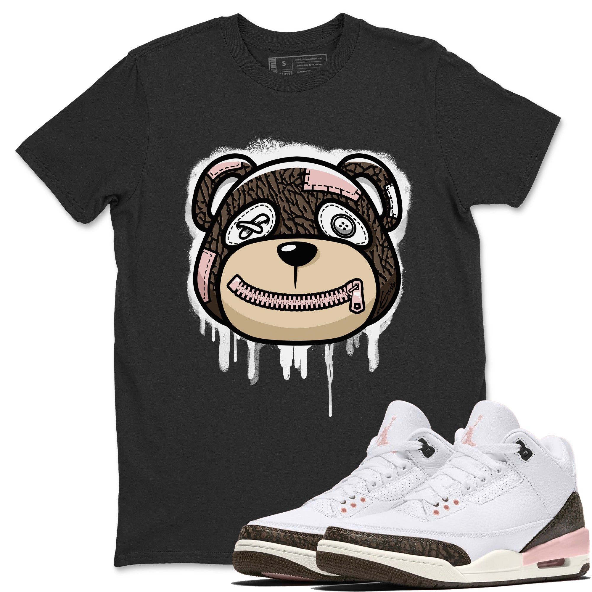Bear Face Unisex Tops - Air Jordan 3 Atmosphere