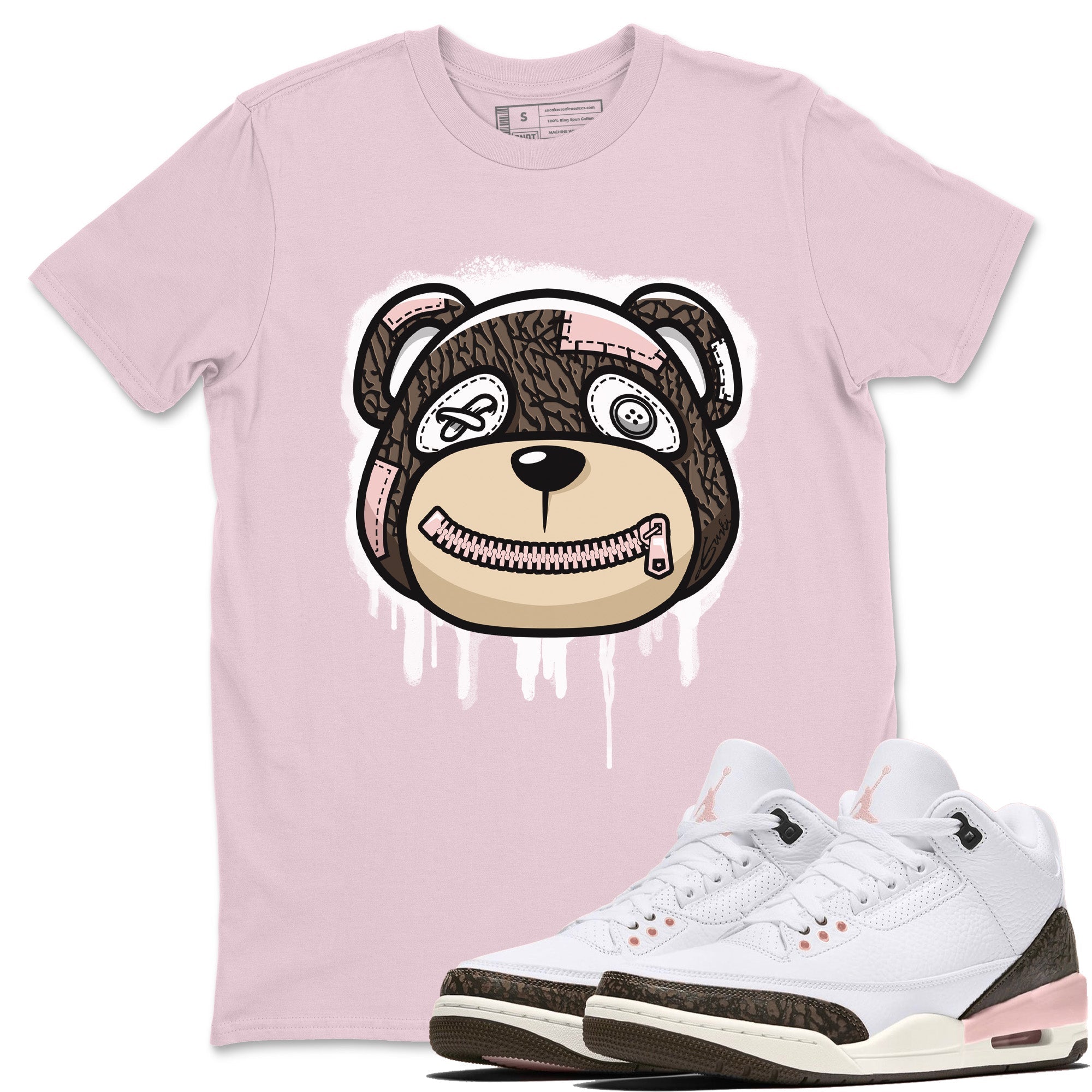 Bear Face Unisex Tops - Air Jordan 3 Atmosphere