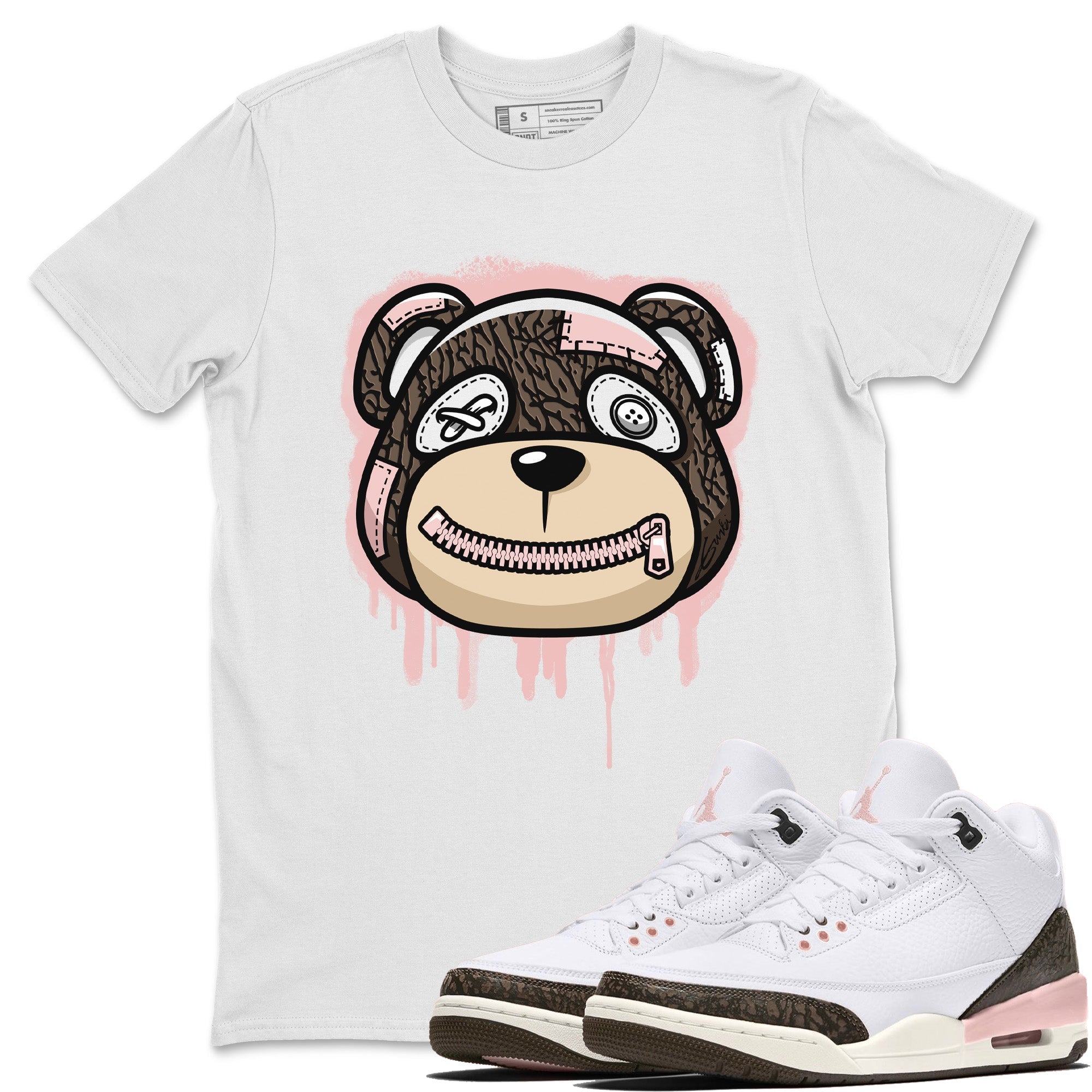 Bear Face Unisex Tops - Air Jordan 3 Atmosphere