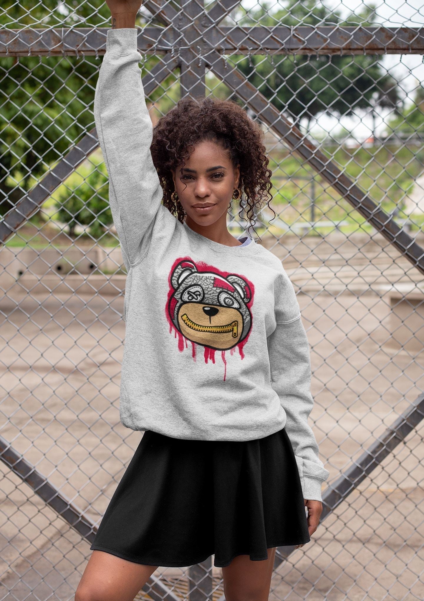 Bear Face Unisex Tops - Air Jordan 3 Cardinal