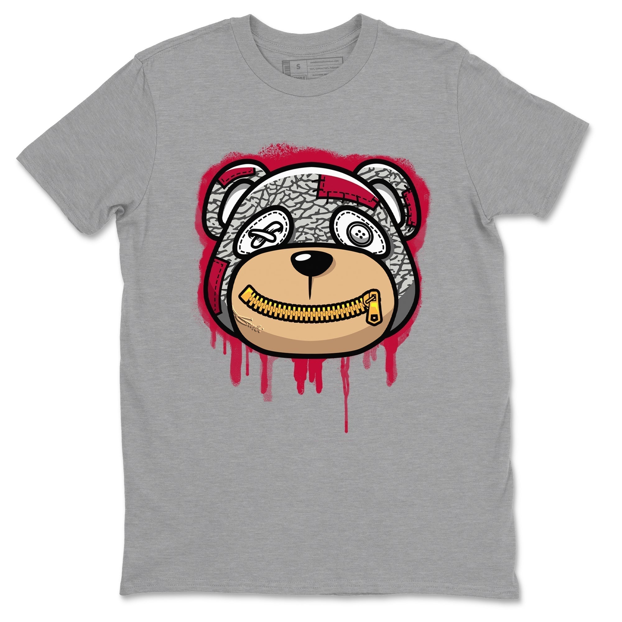 Bear Face Unisex Tops - Air Jordan 3 Cardinal