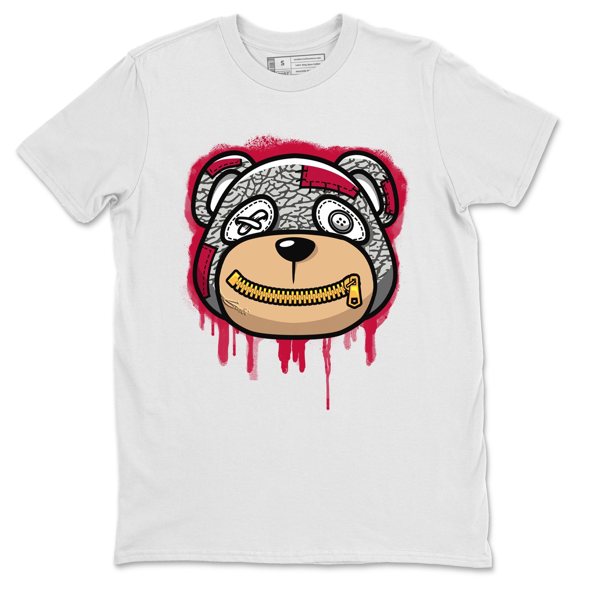 Bear Face Unisex Tops - Air Jordan 3 Cardinal