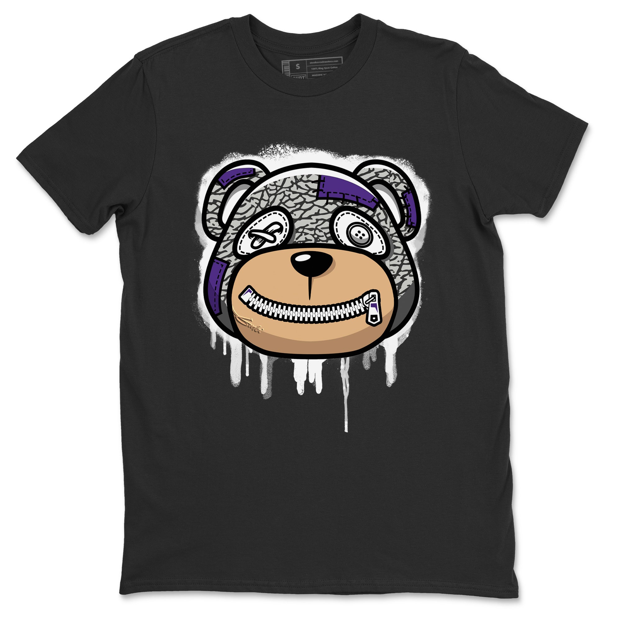 Bear Face Unisex Tops - Air Jordan 3 Dark Iris