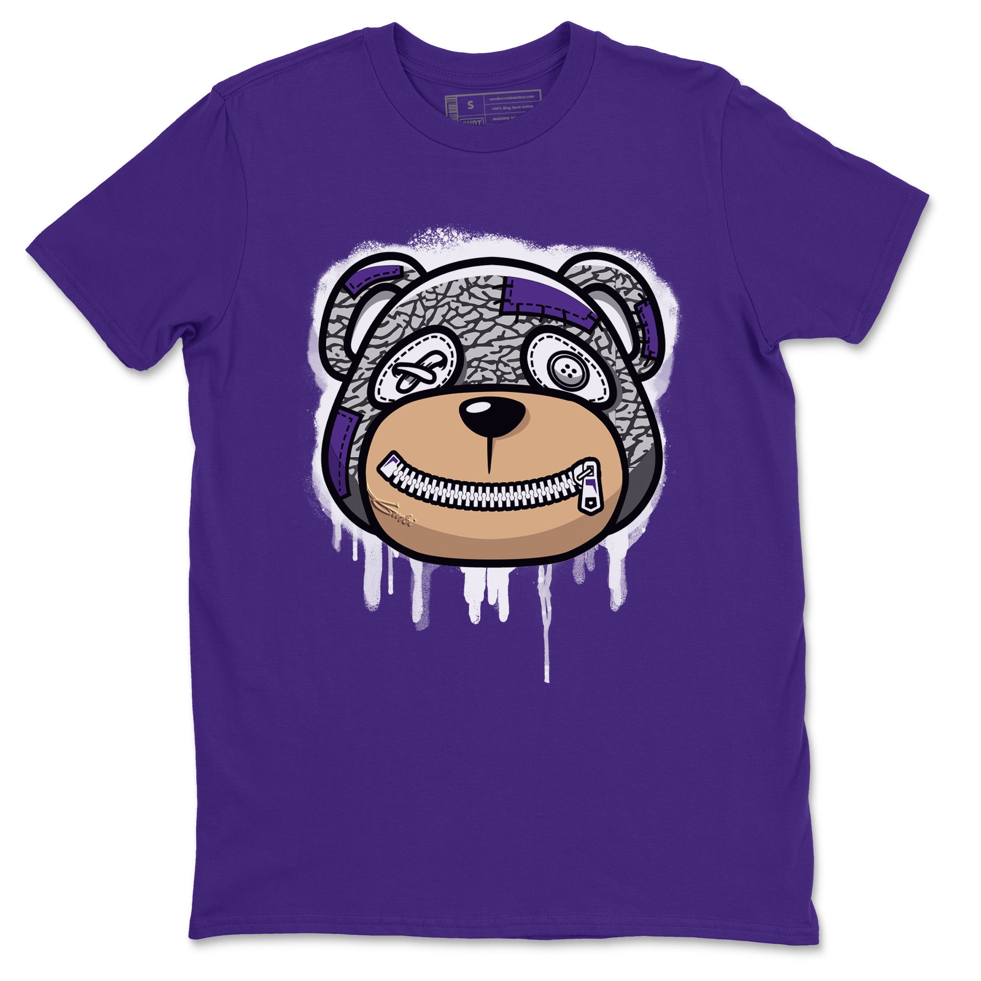 Bear Face Unisex Tops - Air Jordan 3 Dark Iris