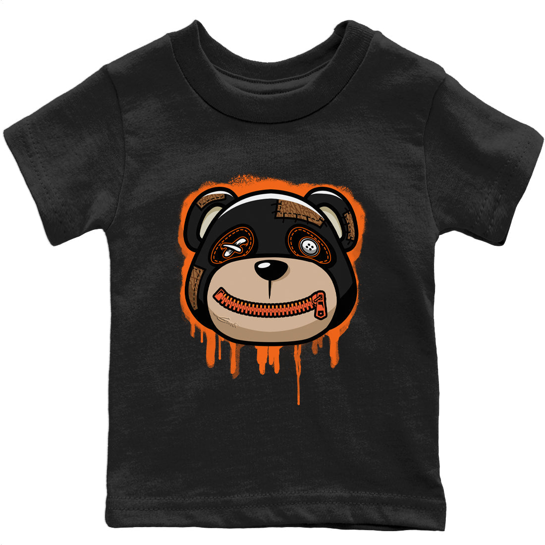 Bear Face Kids Tops - Air Jordan 3 Desert Elephant
