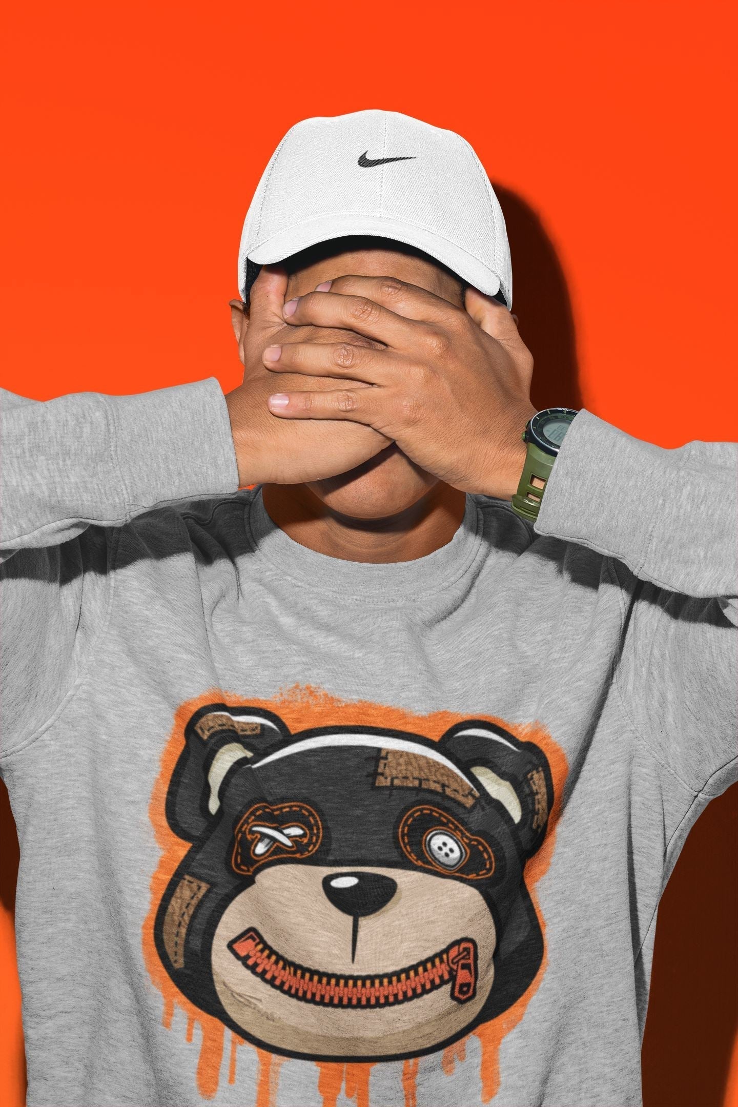 Bear Face Unisex Tops - Air Jordan 3 Desert Elephant