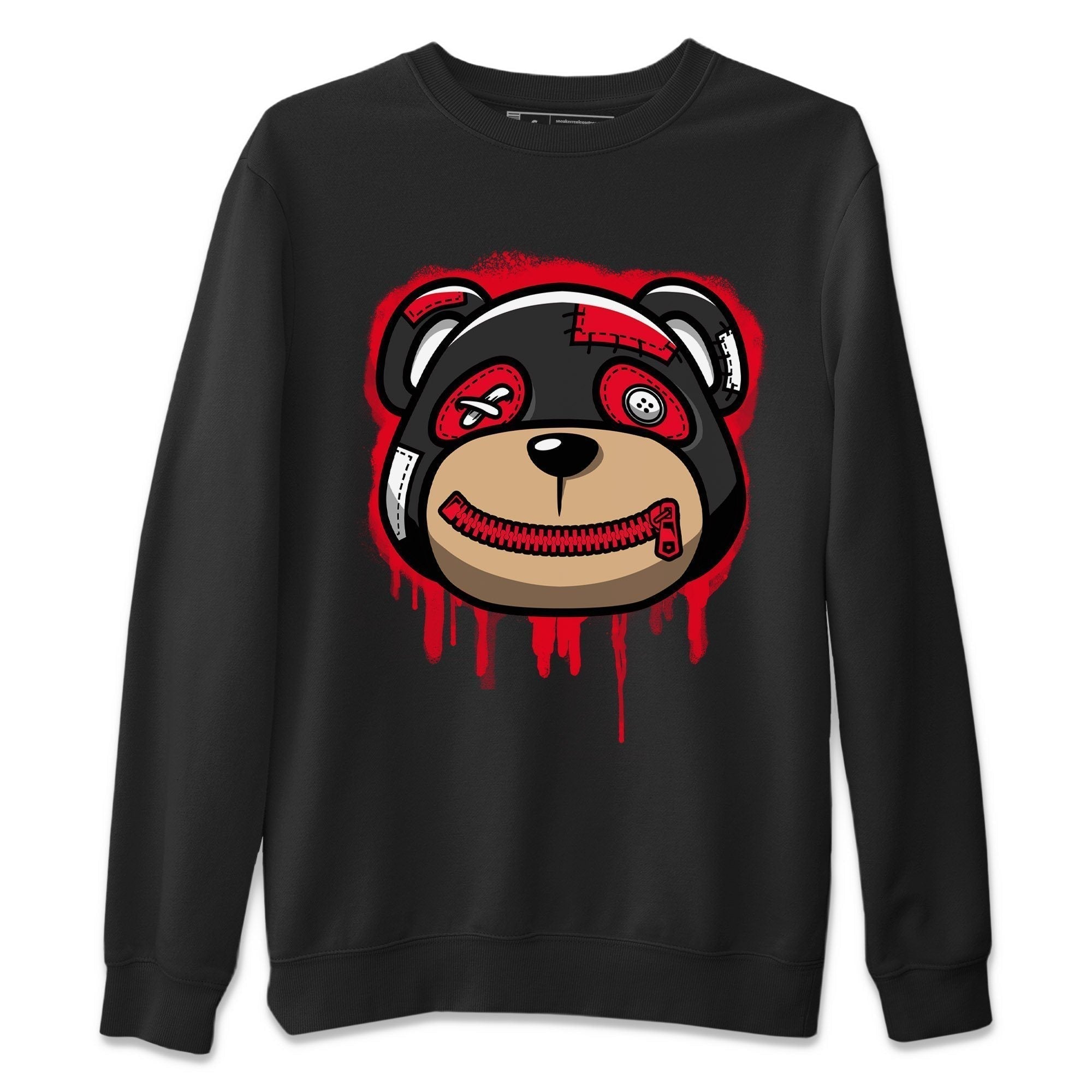 Bear Face Unisex Tops - Air Jordan 4 Red Thunder