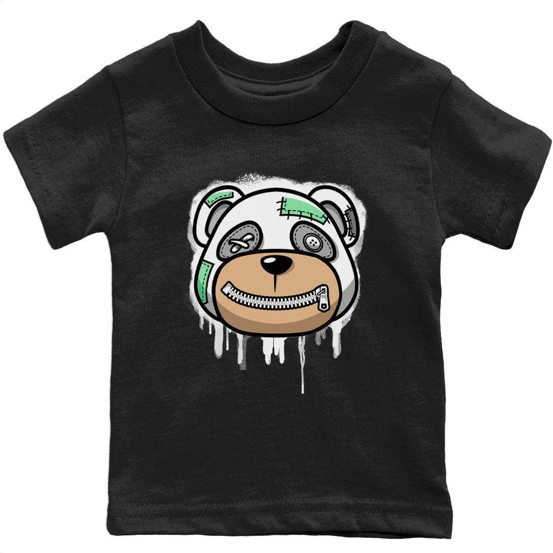 Bear Face Kids Tops - Air Jordan 6 Mint Foam