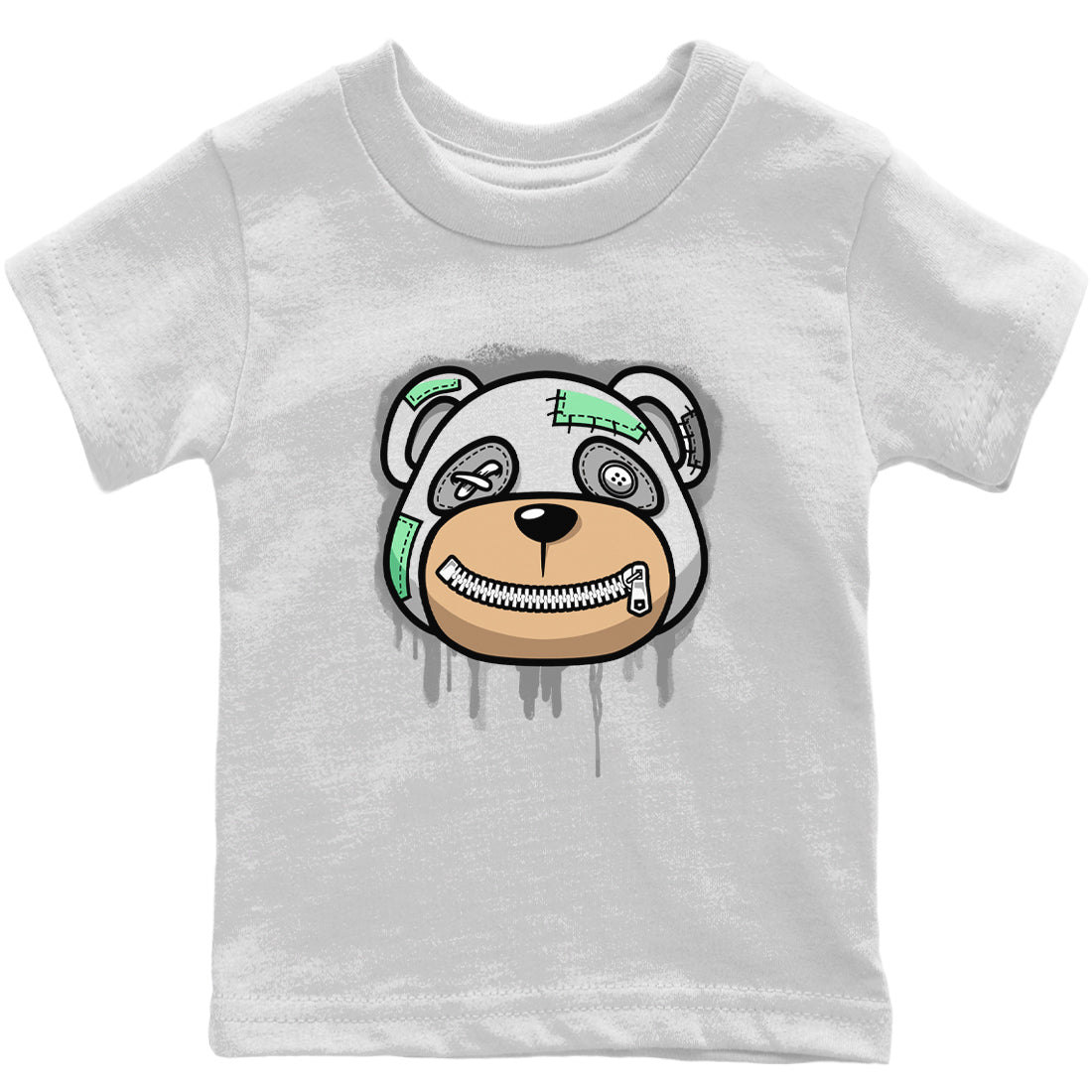 Bear Face Kids Tops - Air Jordan 6 Mint Foam