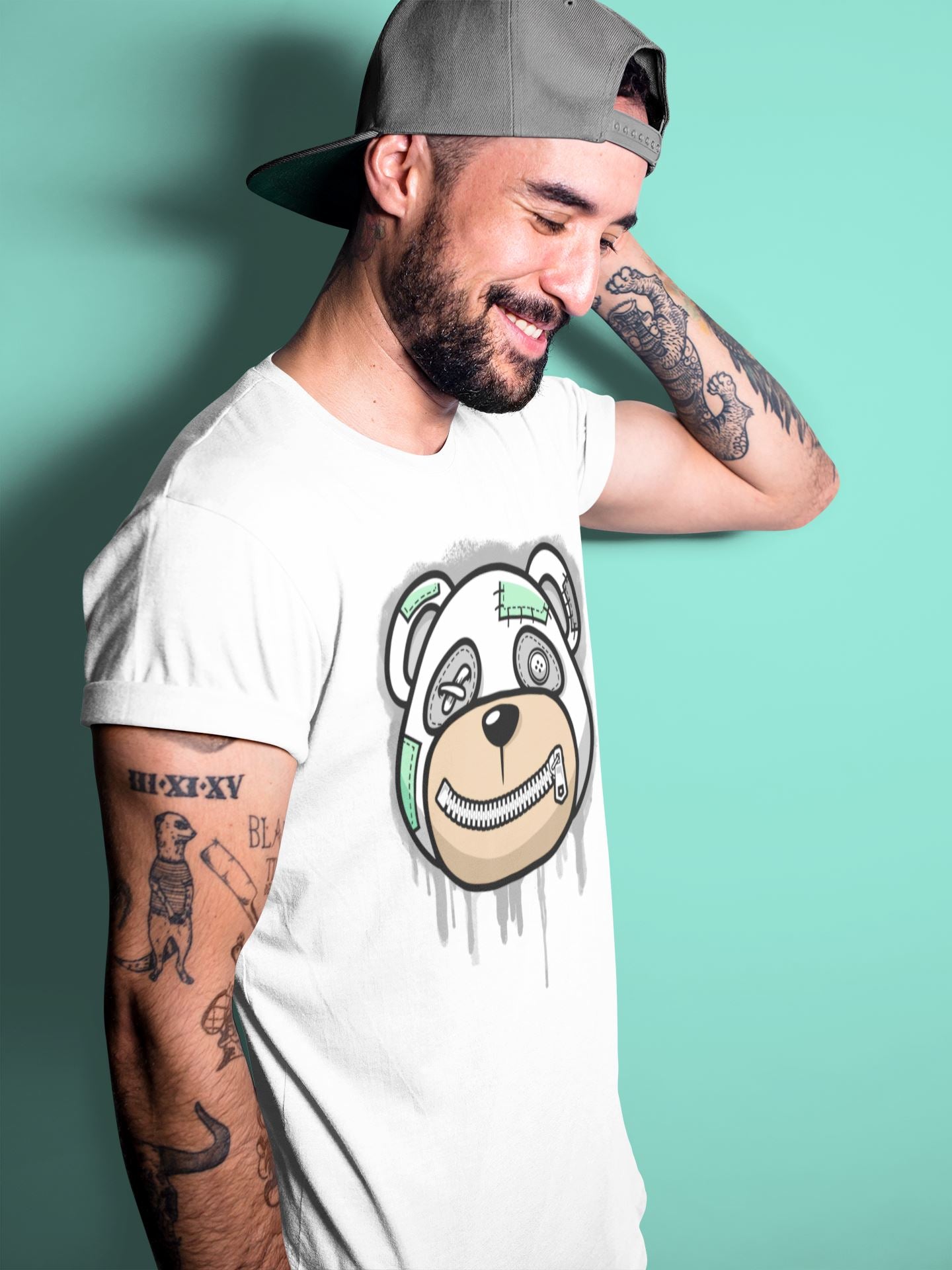 Bear Face Unisex Tops - Air Jordan 6 Mint Foam