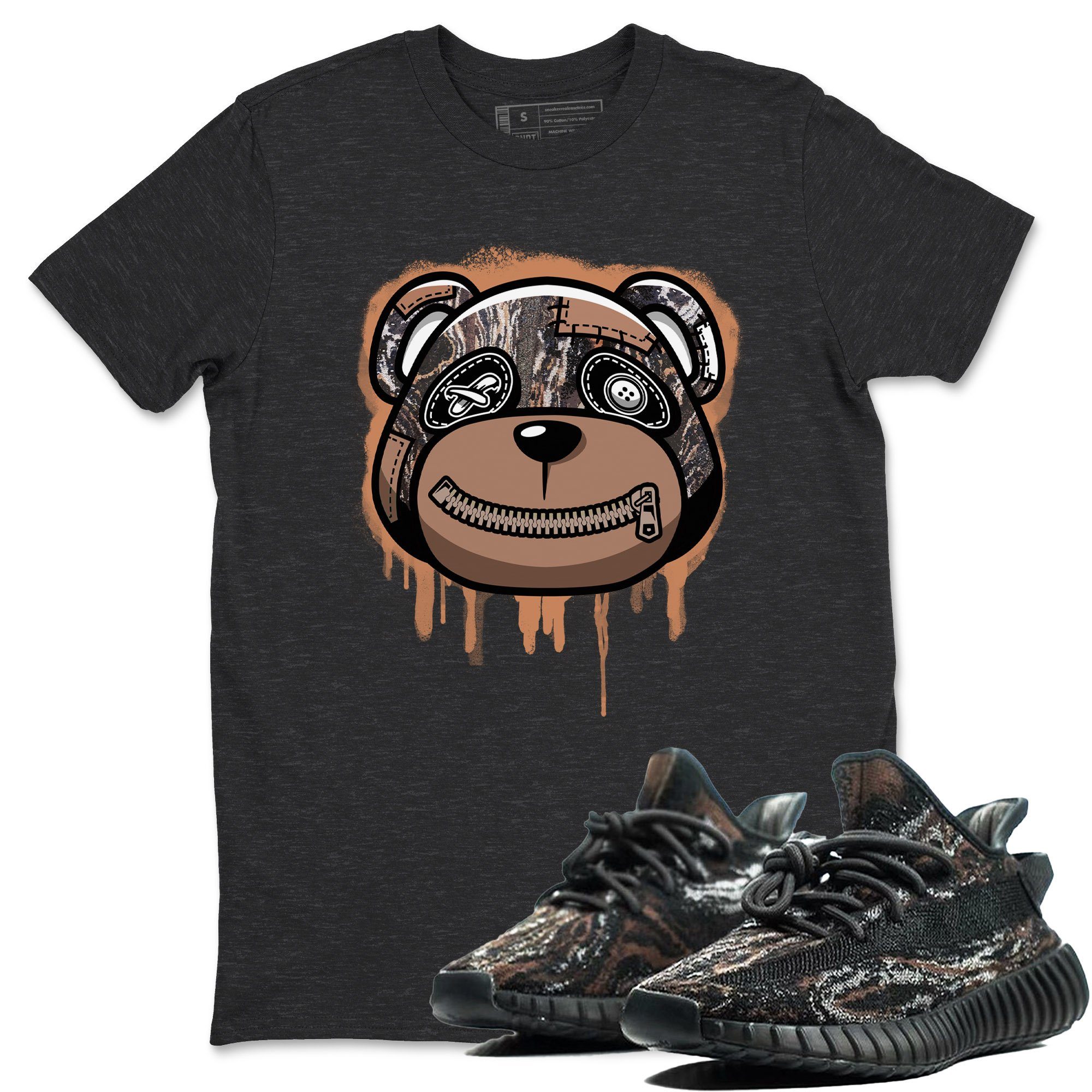 Bear Face Unisex Tops - Yeezy 350 MX Rock