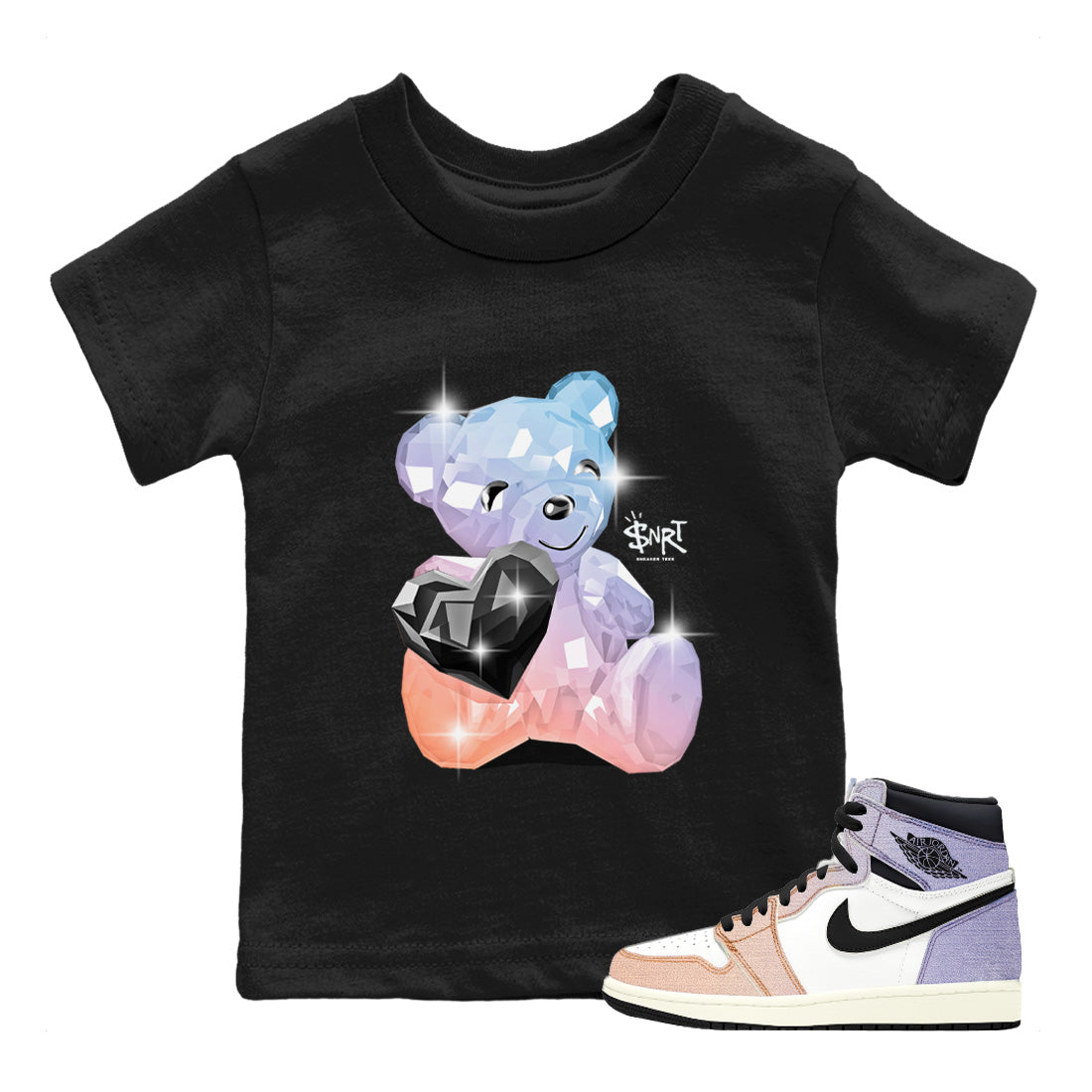 Bear Germs Kids Tops - Air Jordan 1 Skyline