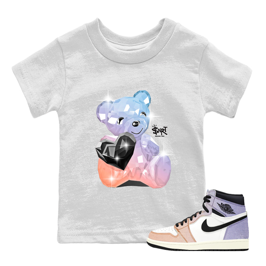Bear Germs Kids Tops - Air Jordan 1 Skyline