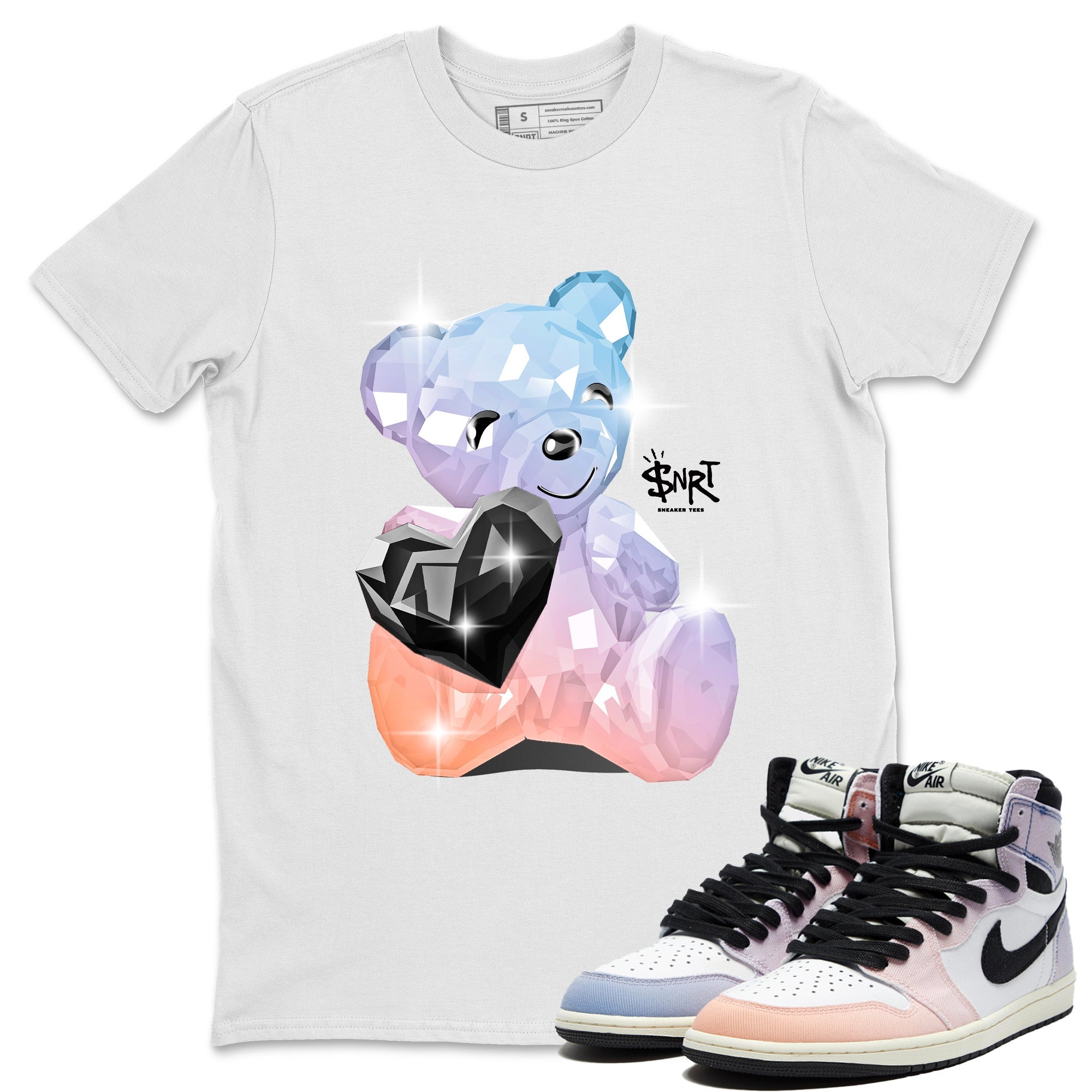 Bear Germs Unisex Tops - Air Jordan 1 Skyline
