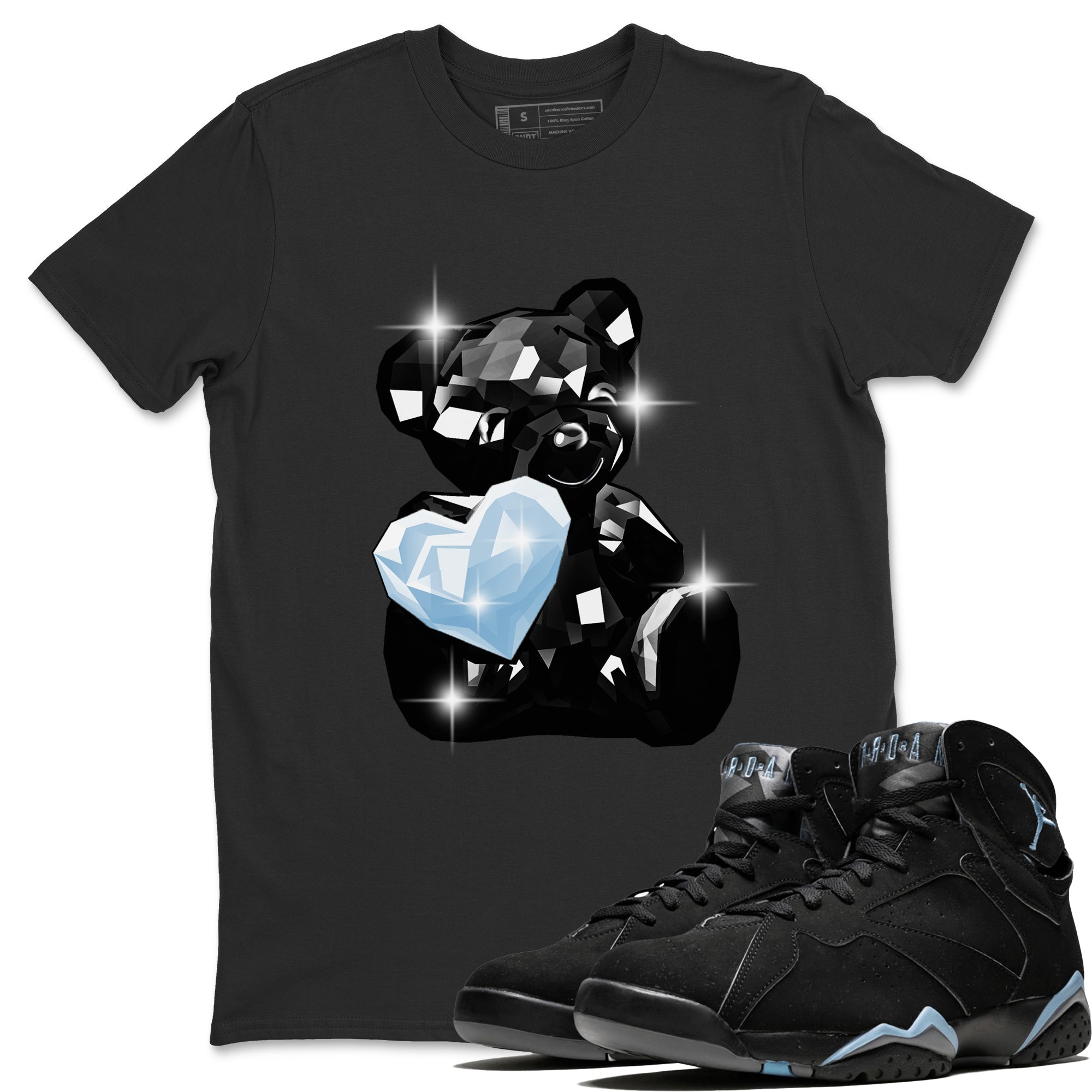 Bear Germs Unisex Tops - Air Jordan 7 Chambray