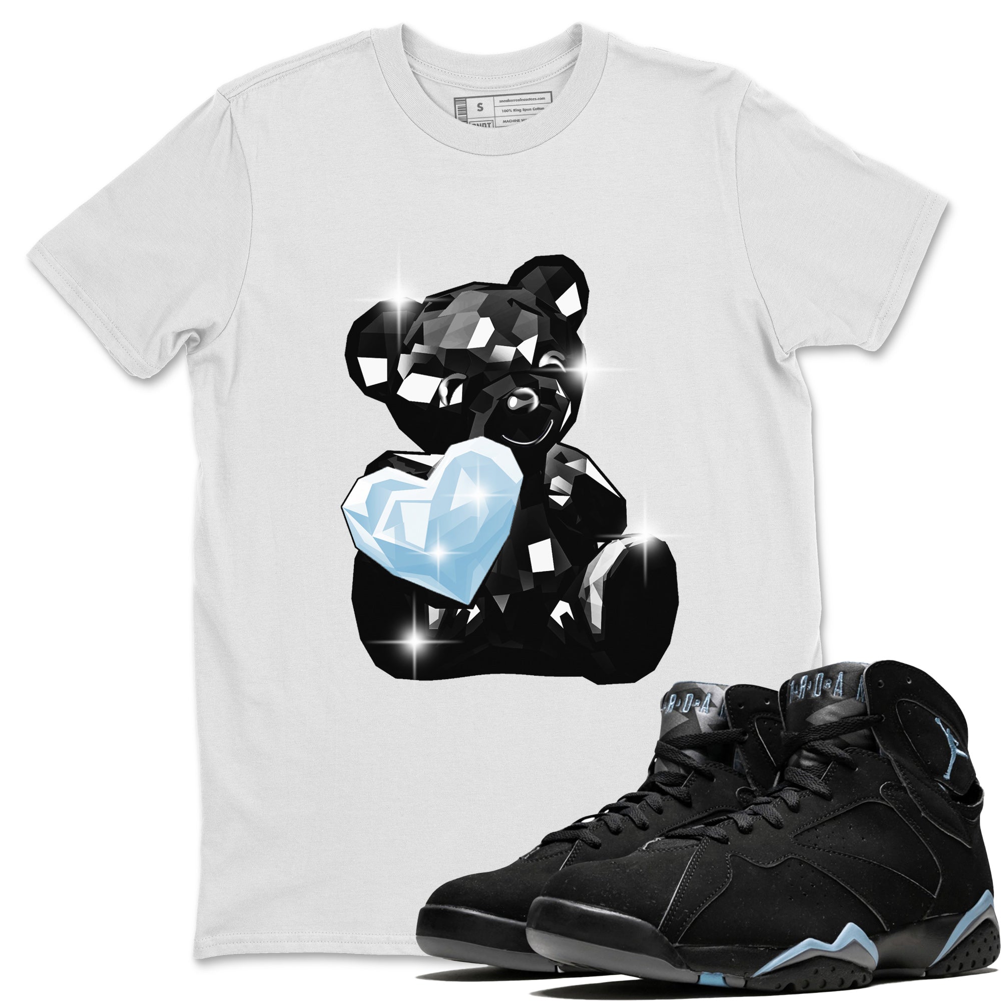 Bear Germs Unisex Tops - Air Jordan 7 Chambray