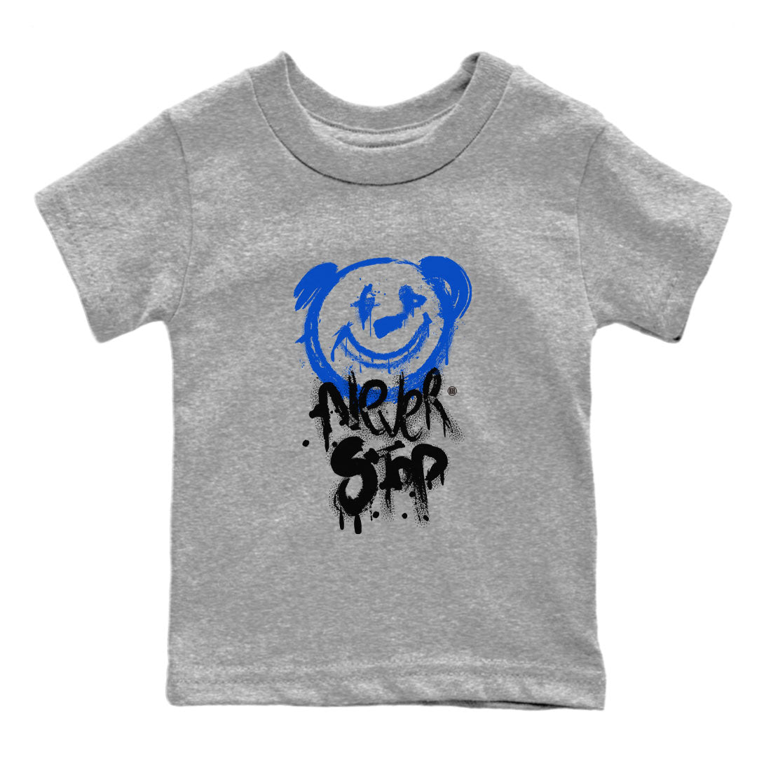 Bear Never Stop snkmatch Tee Kids - Air Jordan 1 Royal Reimagined