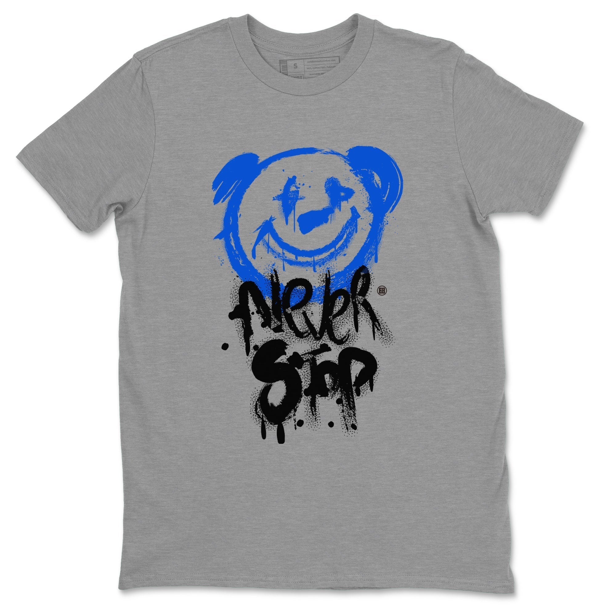 Bear Never Stop snkmatch Tee - Air Jordan 1 Royal Reimagined