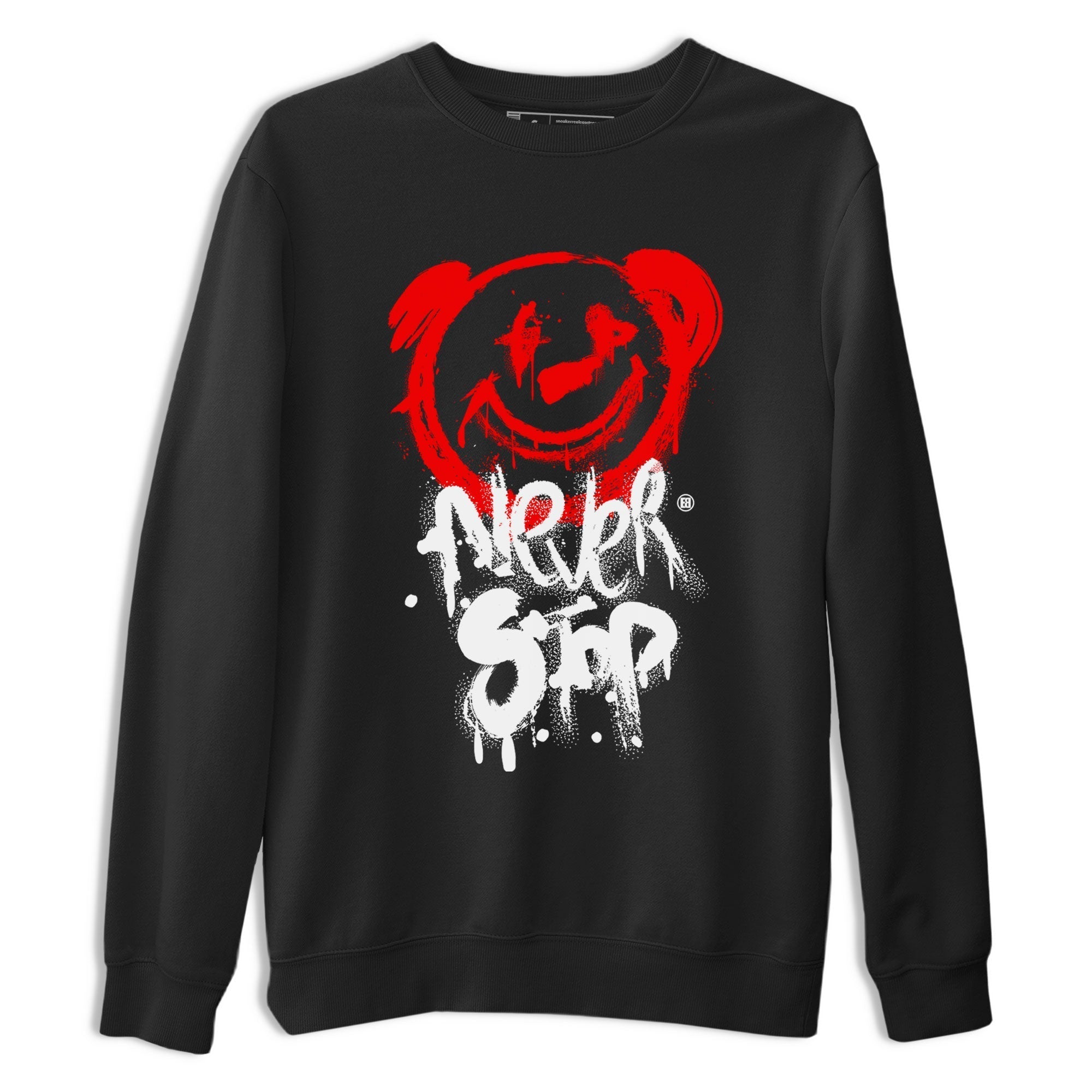 Bear Never Stop snkmatch Tee - Air Jordan 1 University Red