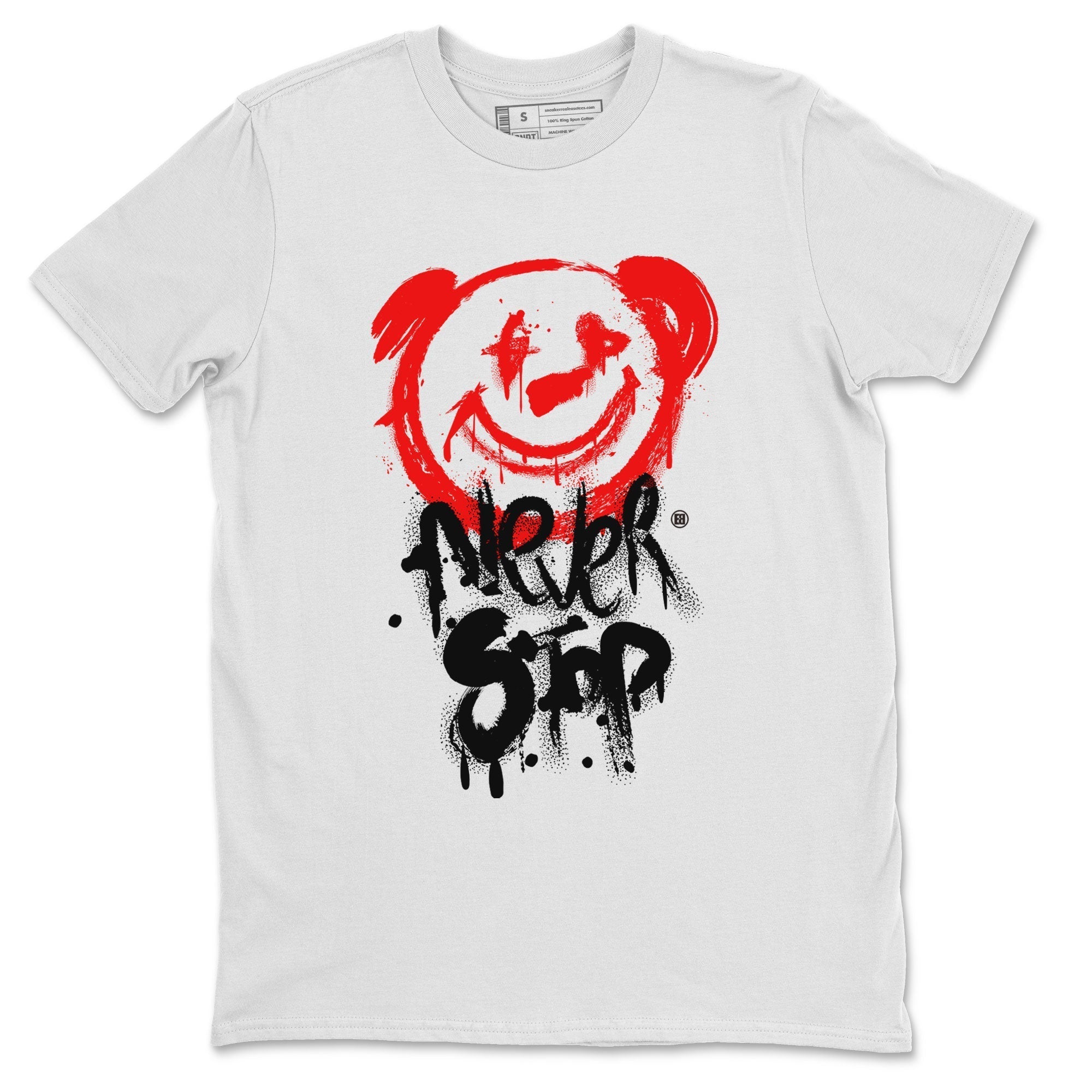 Bear Never Stop snkmatch Tee - Air Jordan 1 University Red