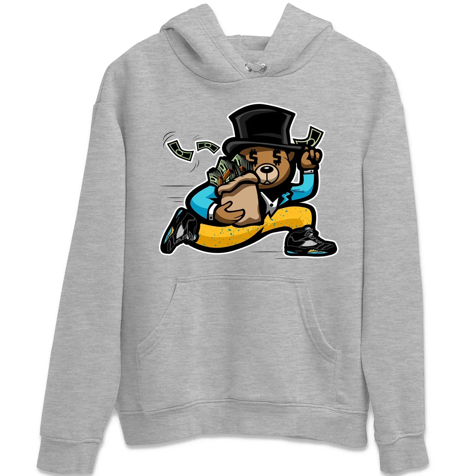 Bear Steals Unisex Tops - Air Jordan 5 Aqua