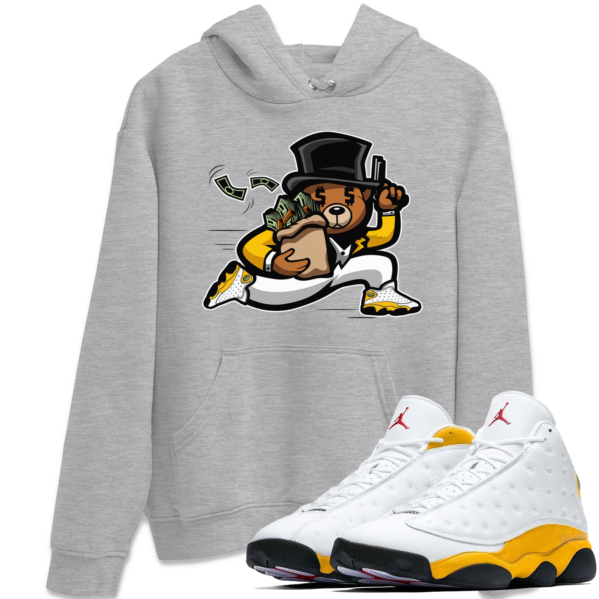 Bear Steals Unisex Tops - Air Jordan 13 Del Sol