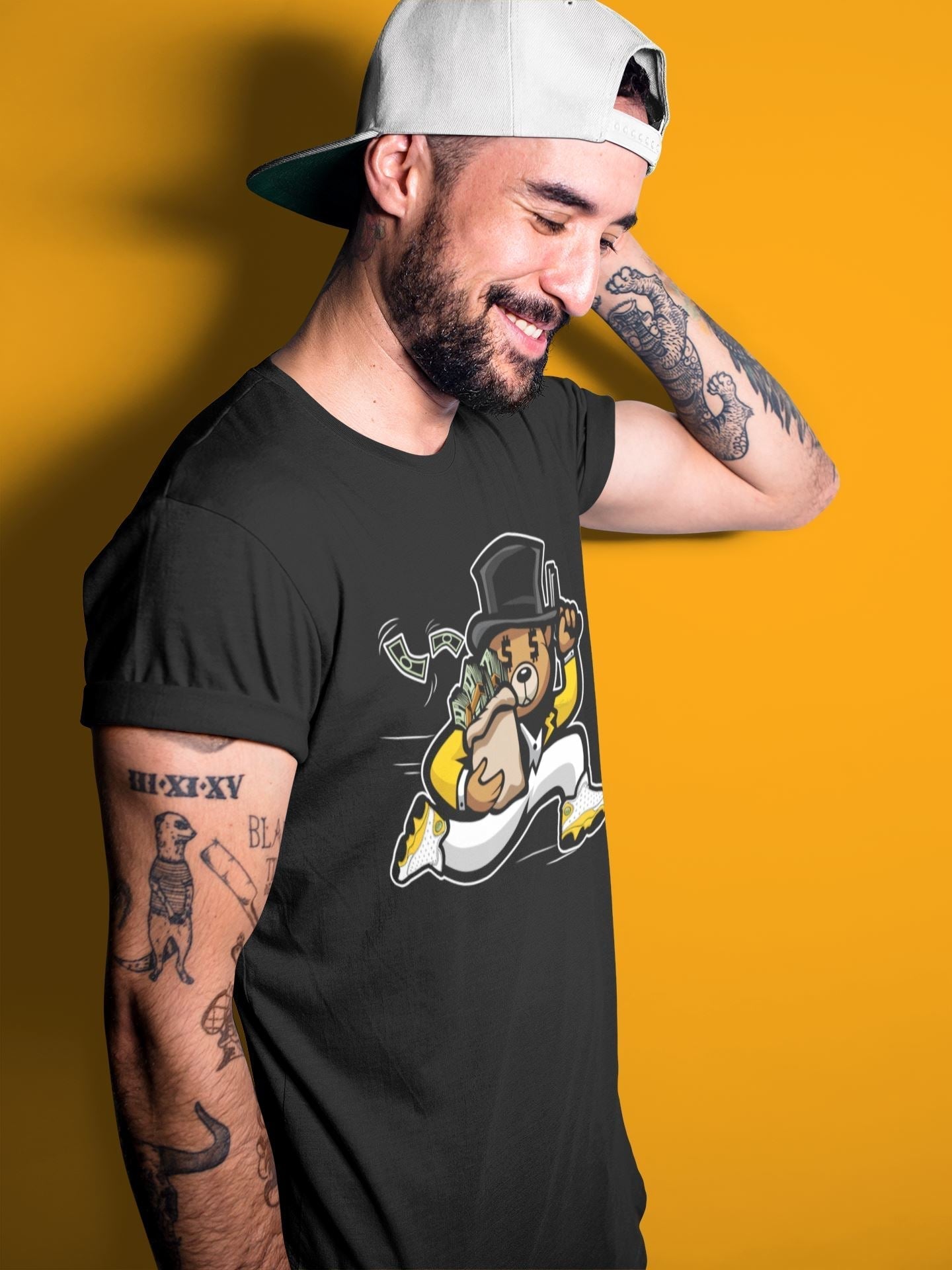 Bear Steals Unisex Tops - Air Jordan 13 Del Sol