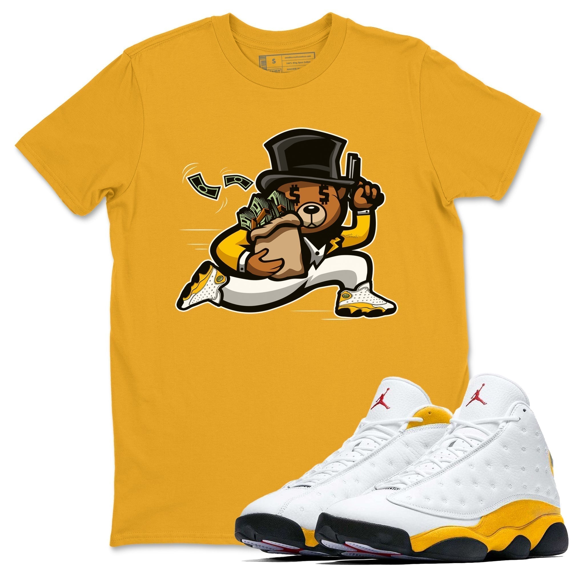 Bear Steals Unisex Tops - Air Jordan 13 Del Sol