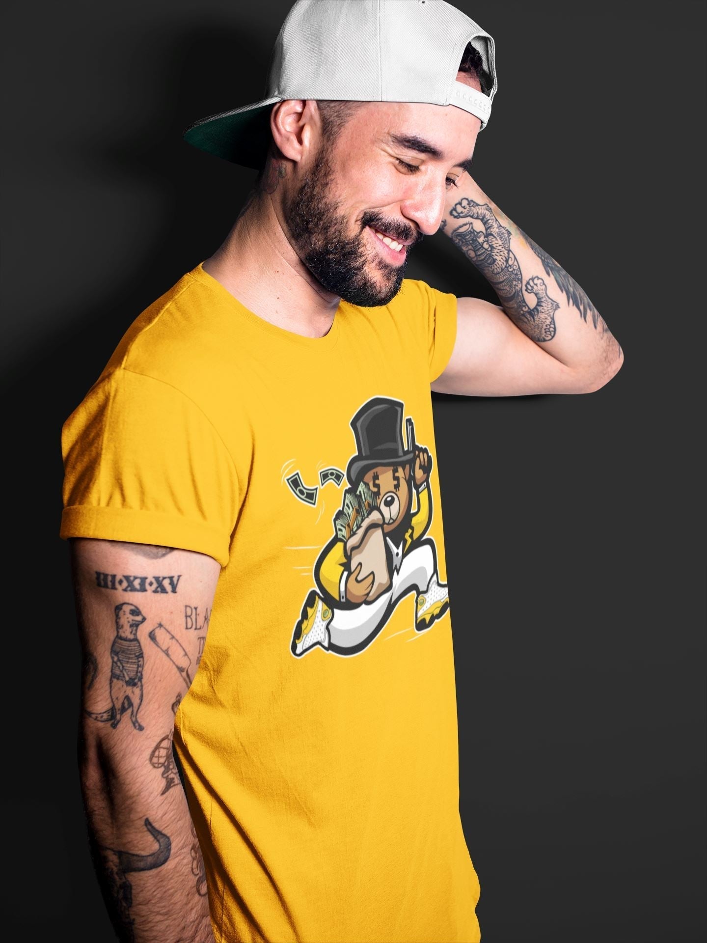 Bear Steals Unisex Tops - Air Jordan 13 Del Sol