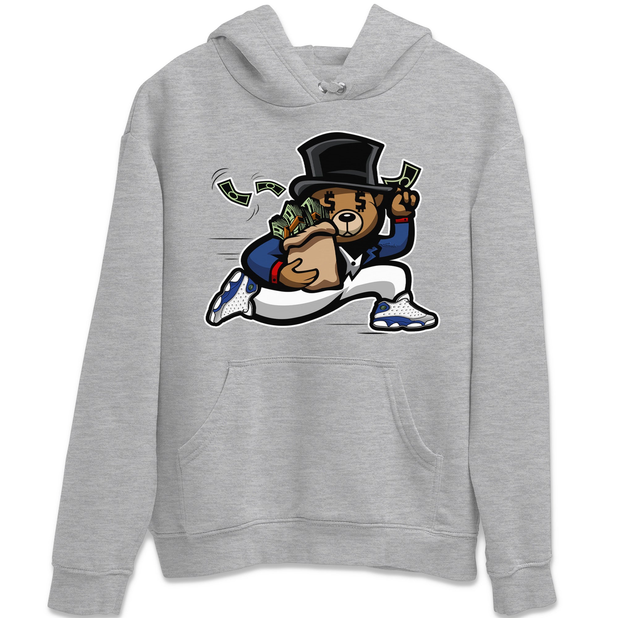Bear Steals Unisex Tops - Air Jordan 13 French Blue