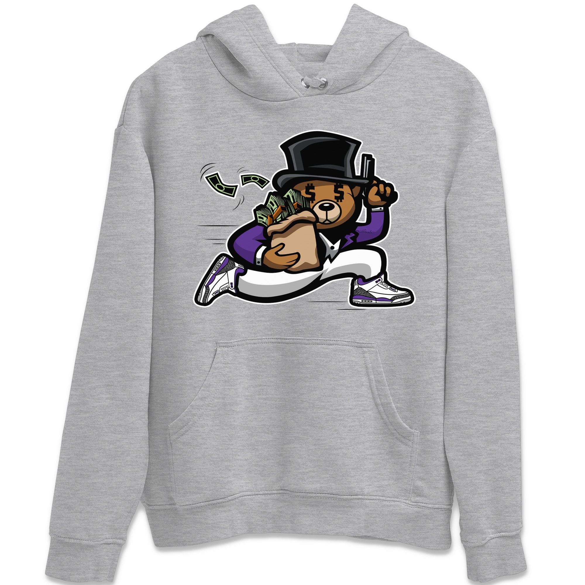 Bear Steals Unisex Tops - Air Jordan 3 Dark Iris