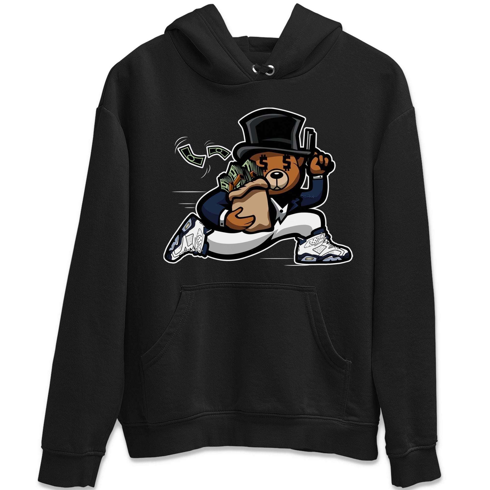 Bear Steals Unisex Tops - Air Jordan 6 Midnight Navy