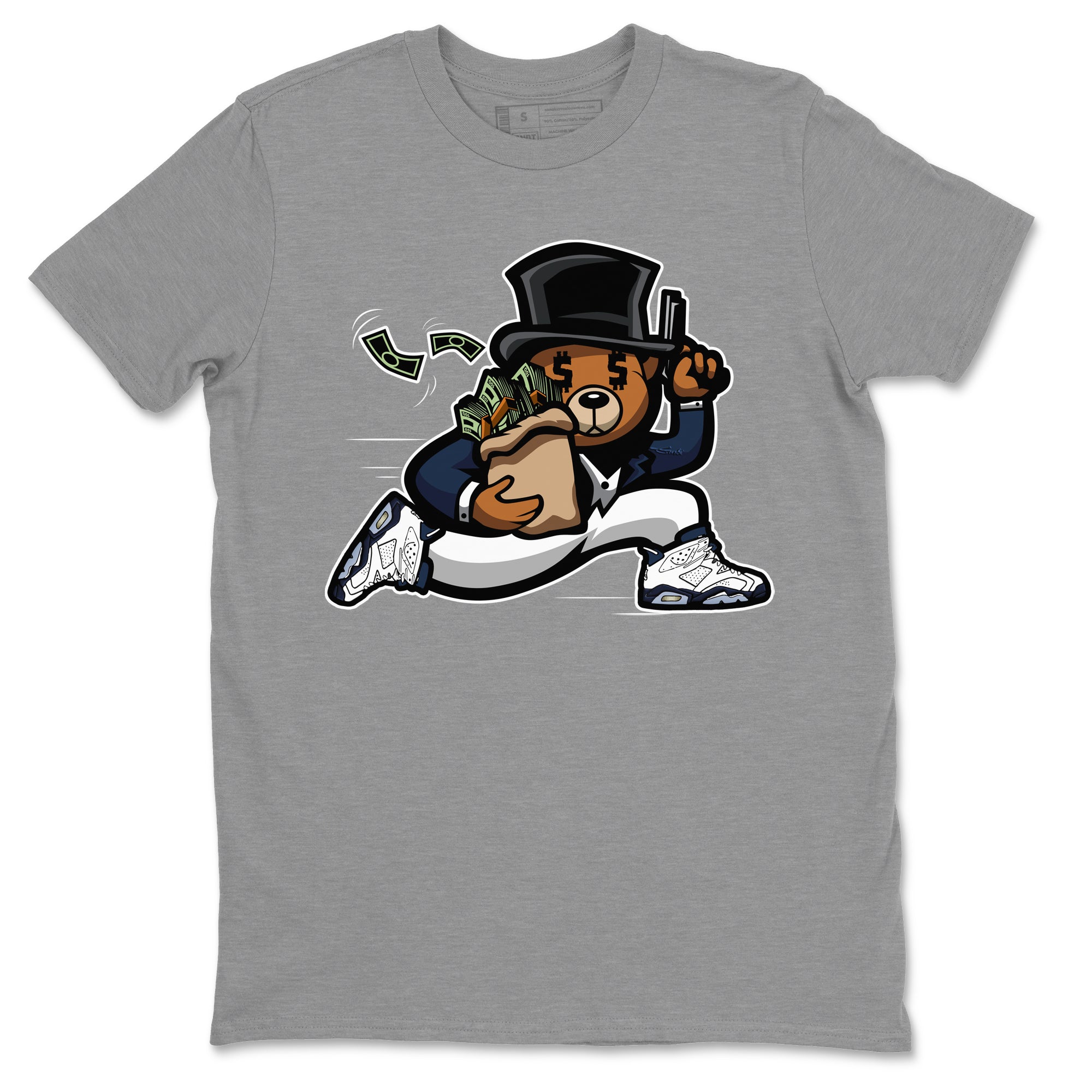 Bear Steals Unisex Tops - Air Jordan 6 Midnight Navy