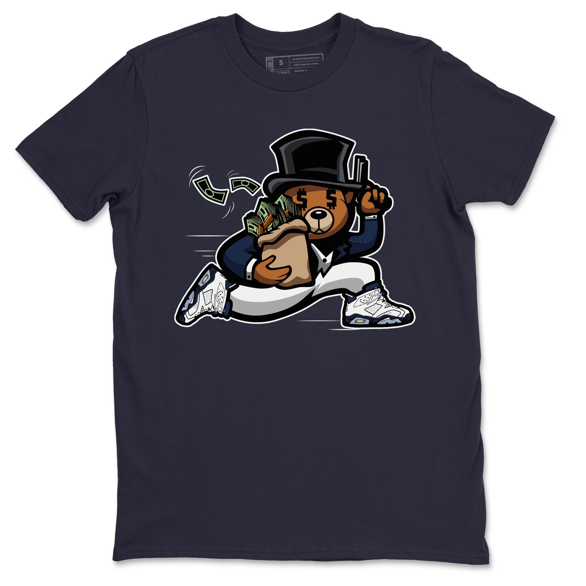 Bear Steals Unisex Tops - Air Jordan 6 Midnight Navy