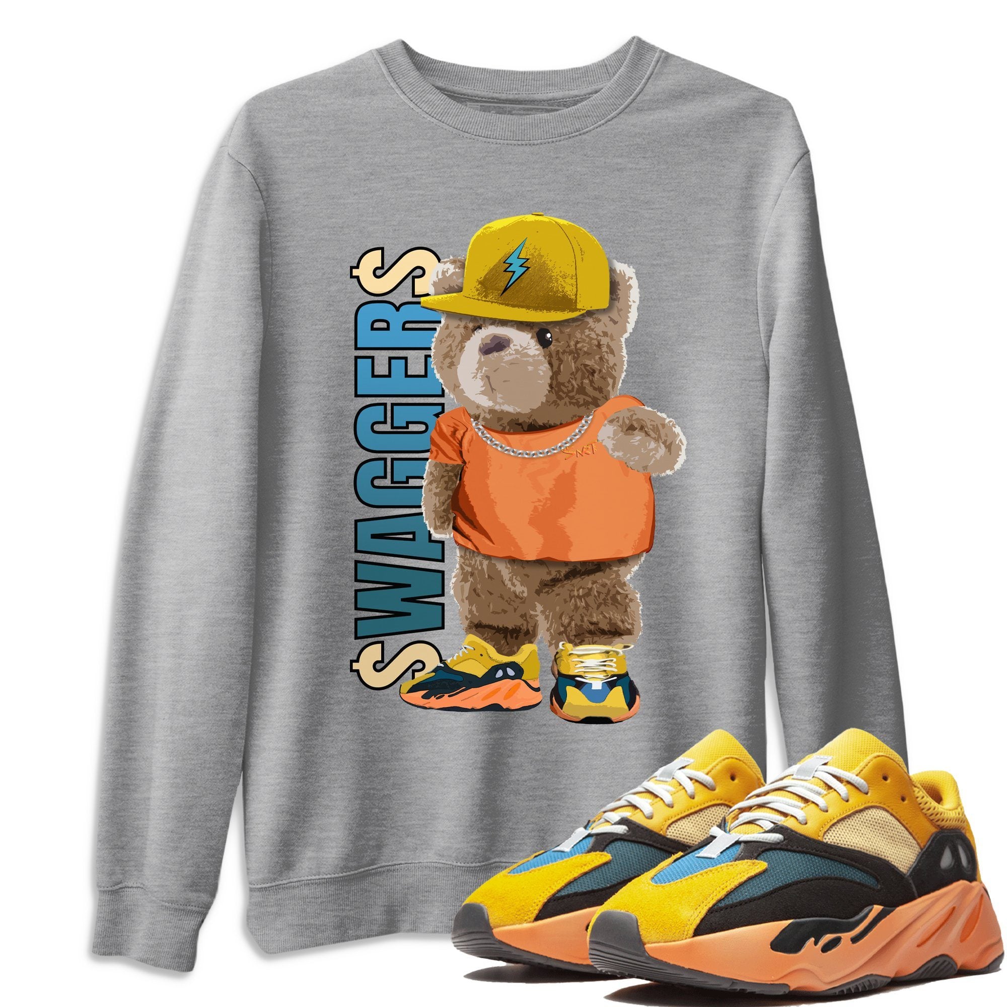 Bear Swaggers Unisex Tops - Yeezy 700 Sun